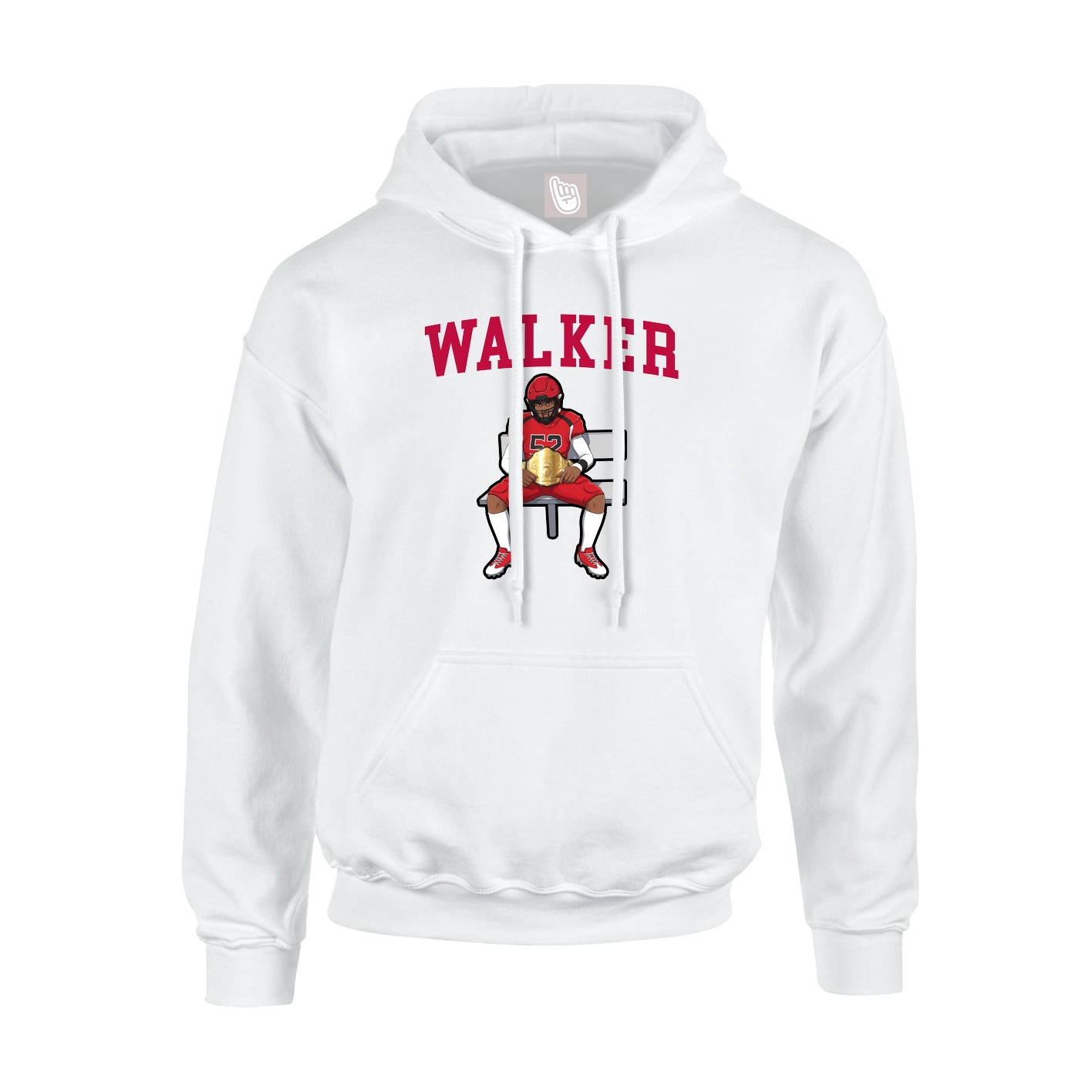 Youth Hoodie — Shirsey in White