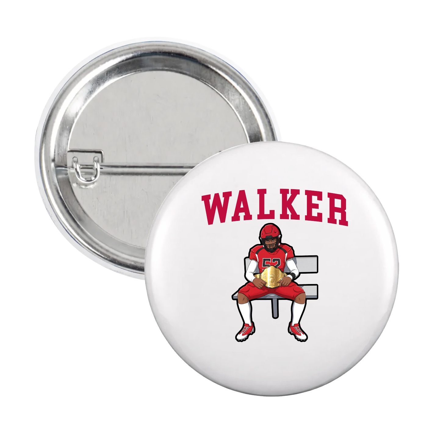 Game Day Button — Shirsey in White