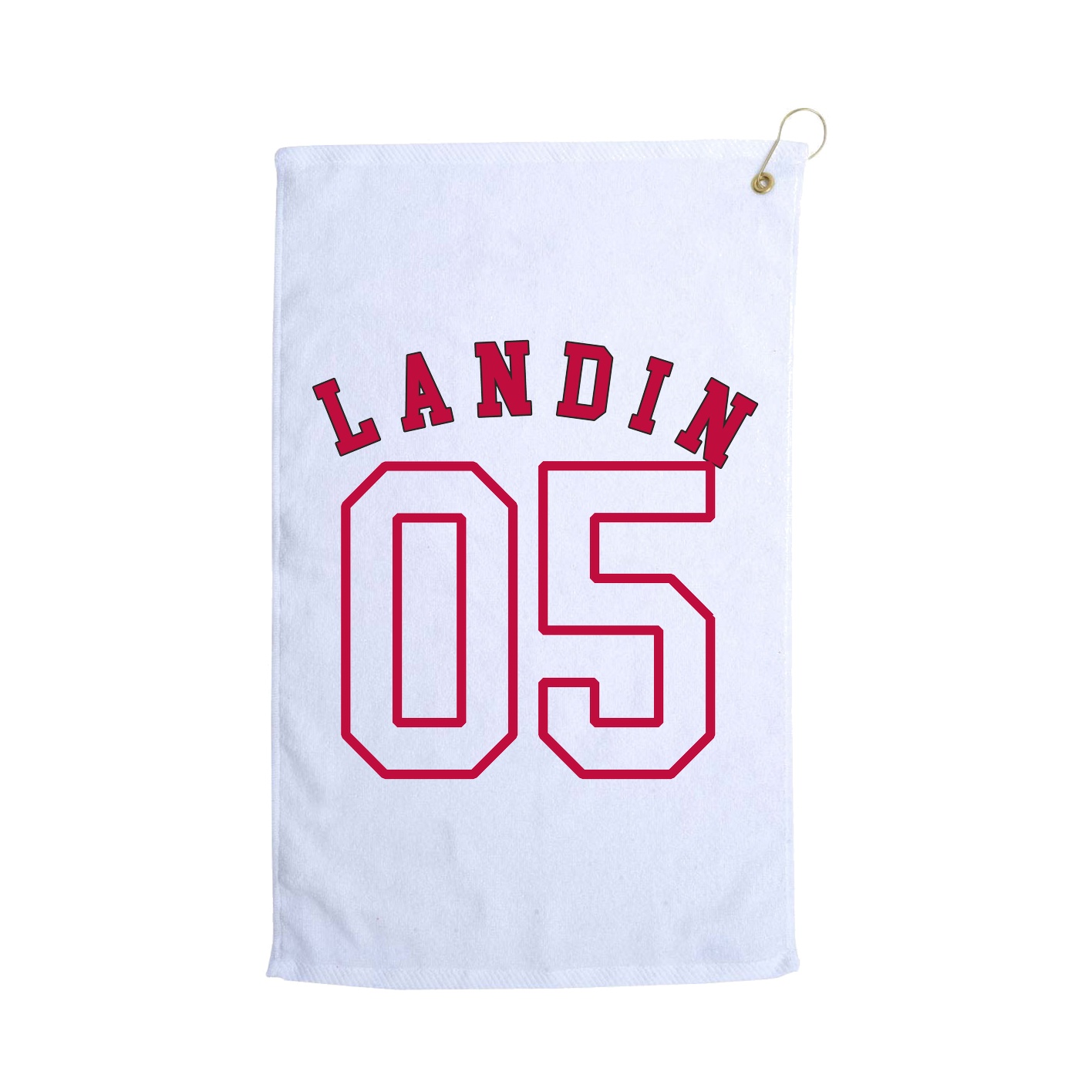Golf Towel — Shirsey Arch in White