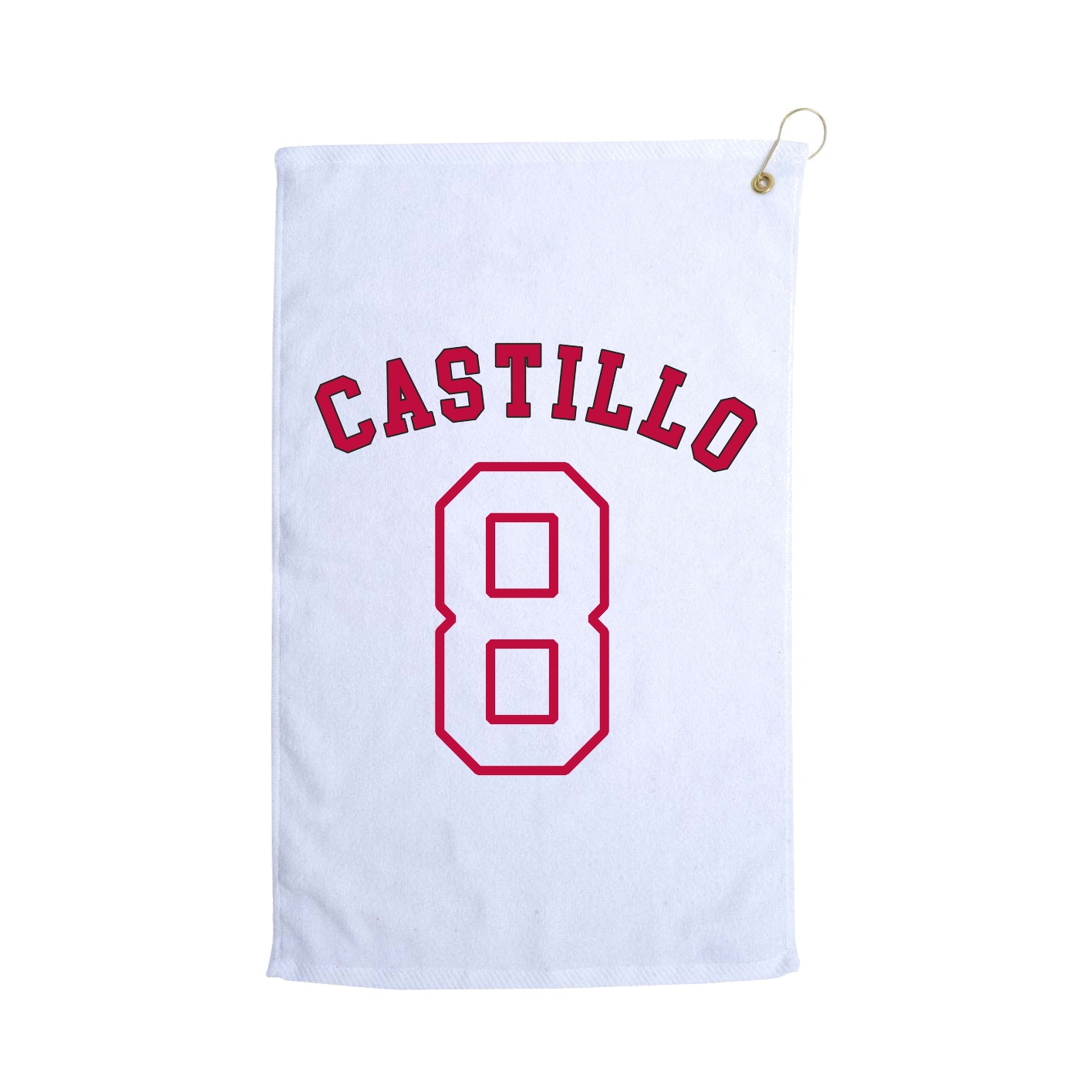 Golf Towel — Shirsey Arch in White