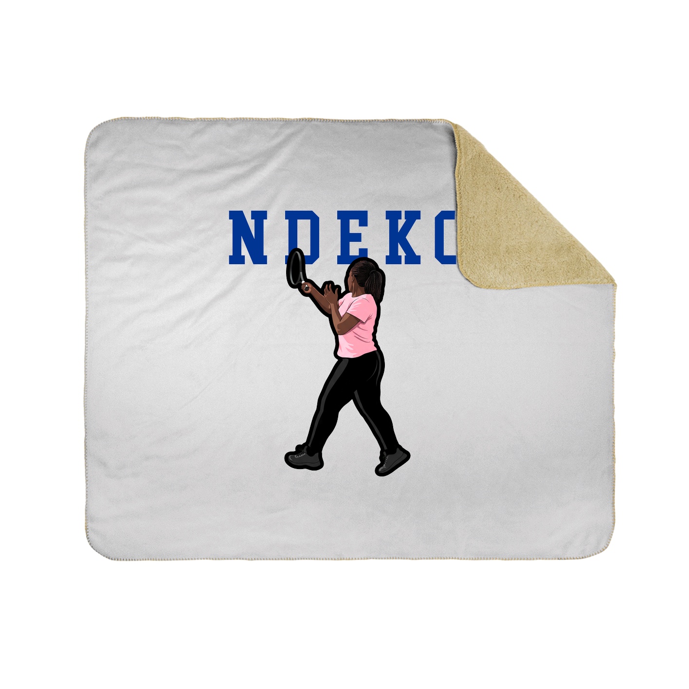 Throw Blanket — Shirsey in White