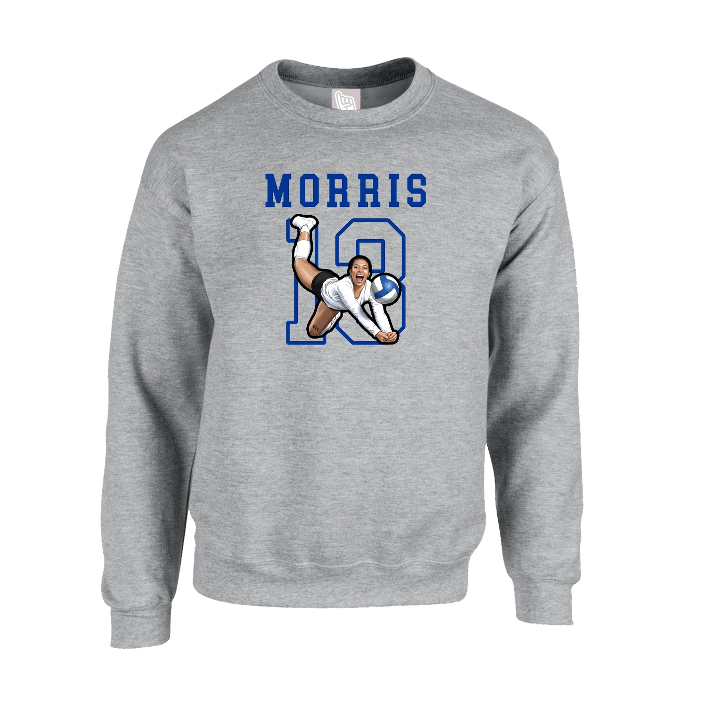 Fleece Crew — Shirsey in Grey