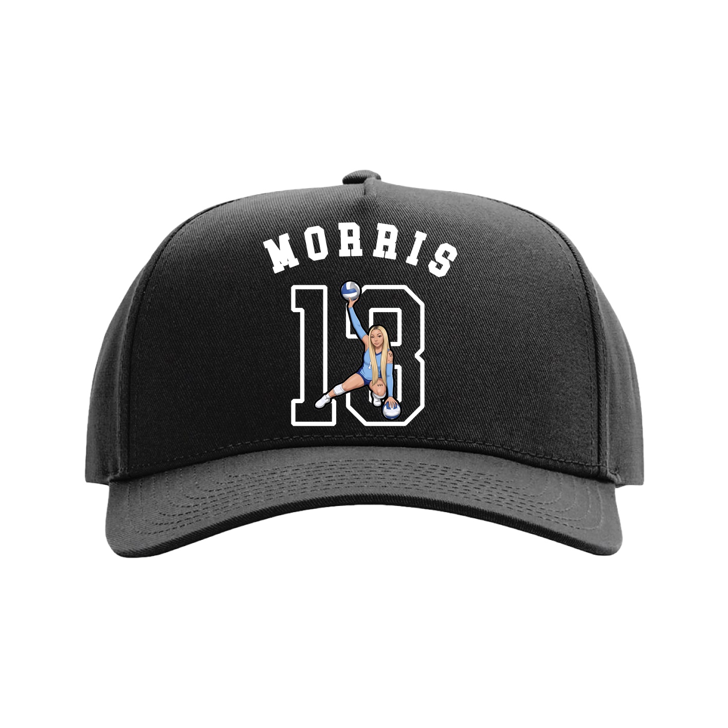 Full Fabric Five-Panel Champ Cap