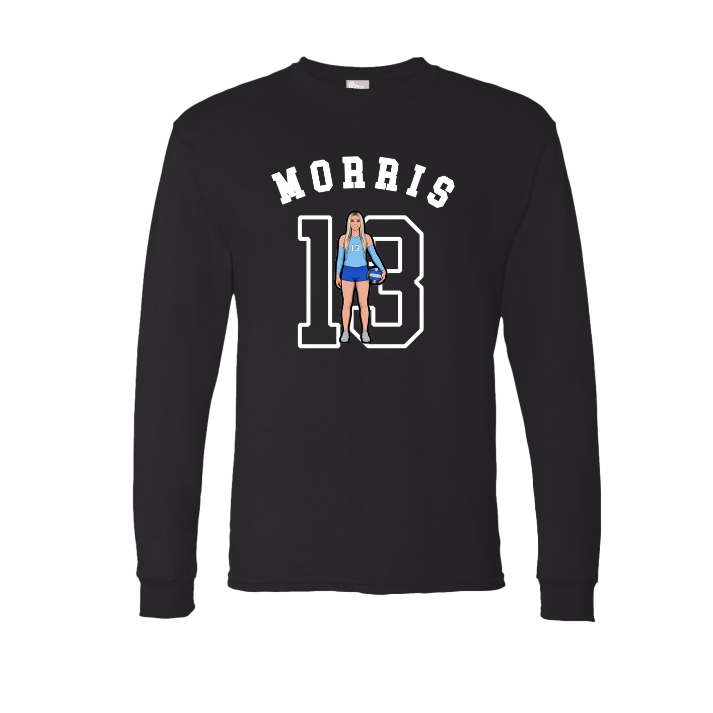 Long Sleeve Tee — Shirsey Arch in Black