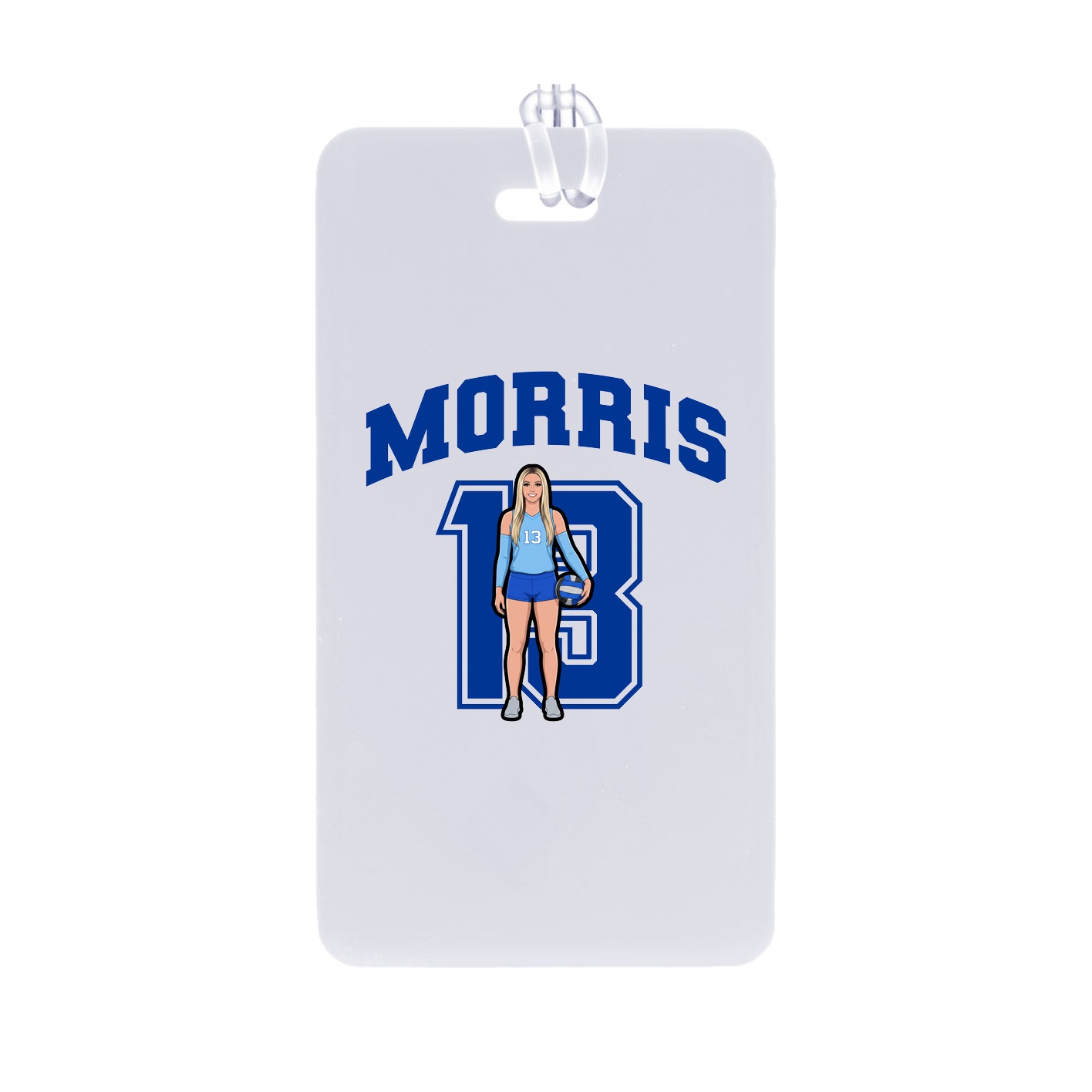 Bag Tag — Number in Classic