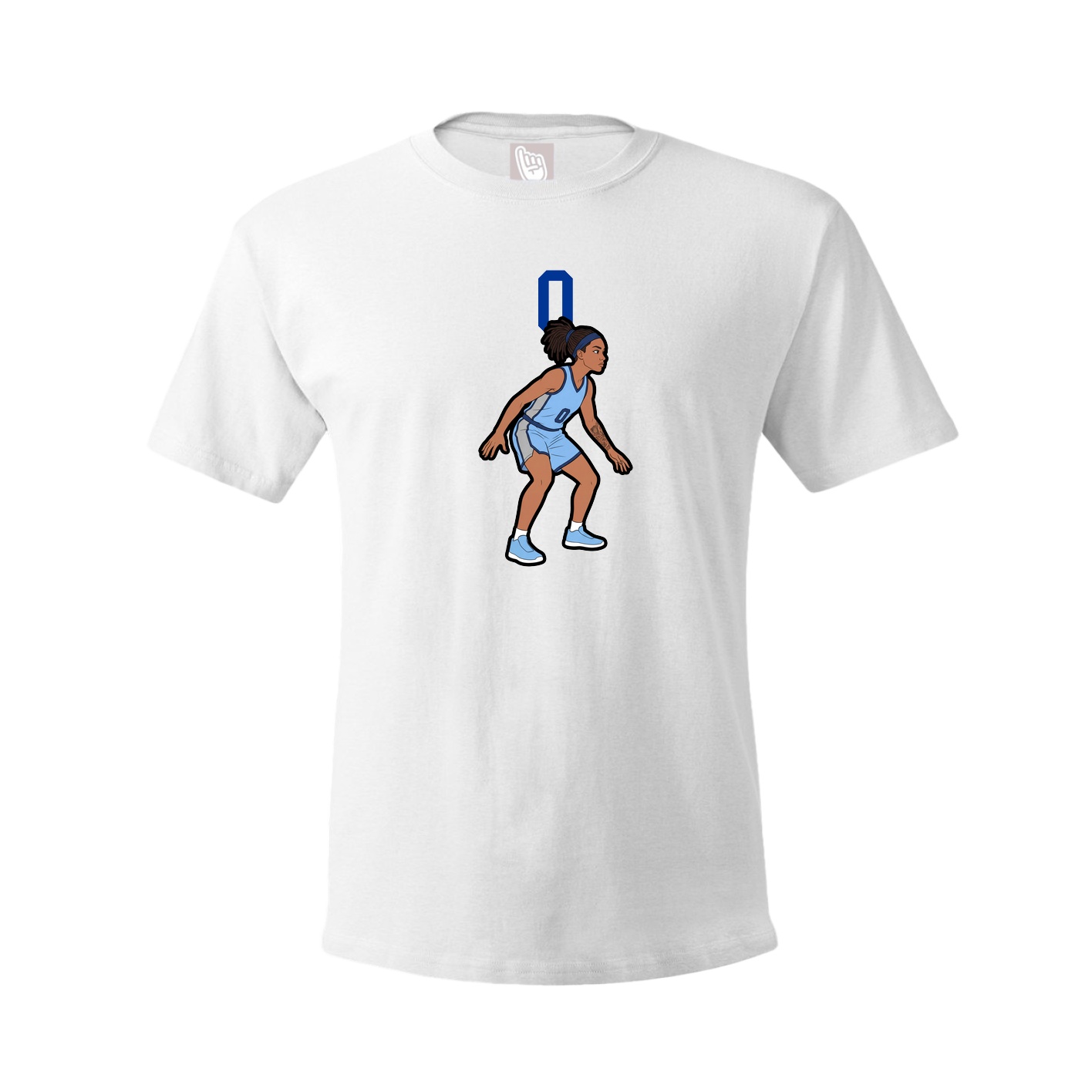 Tee — Number Top in White