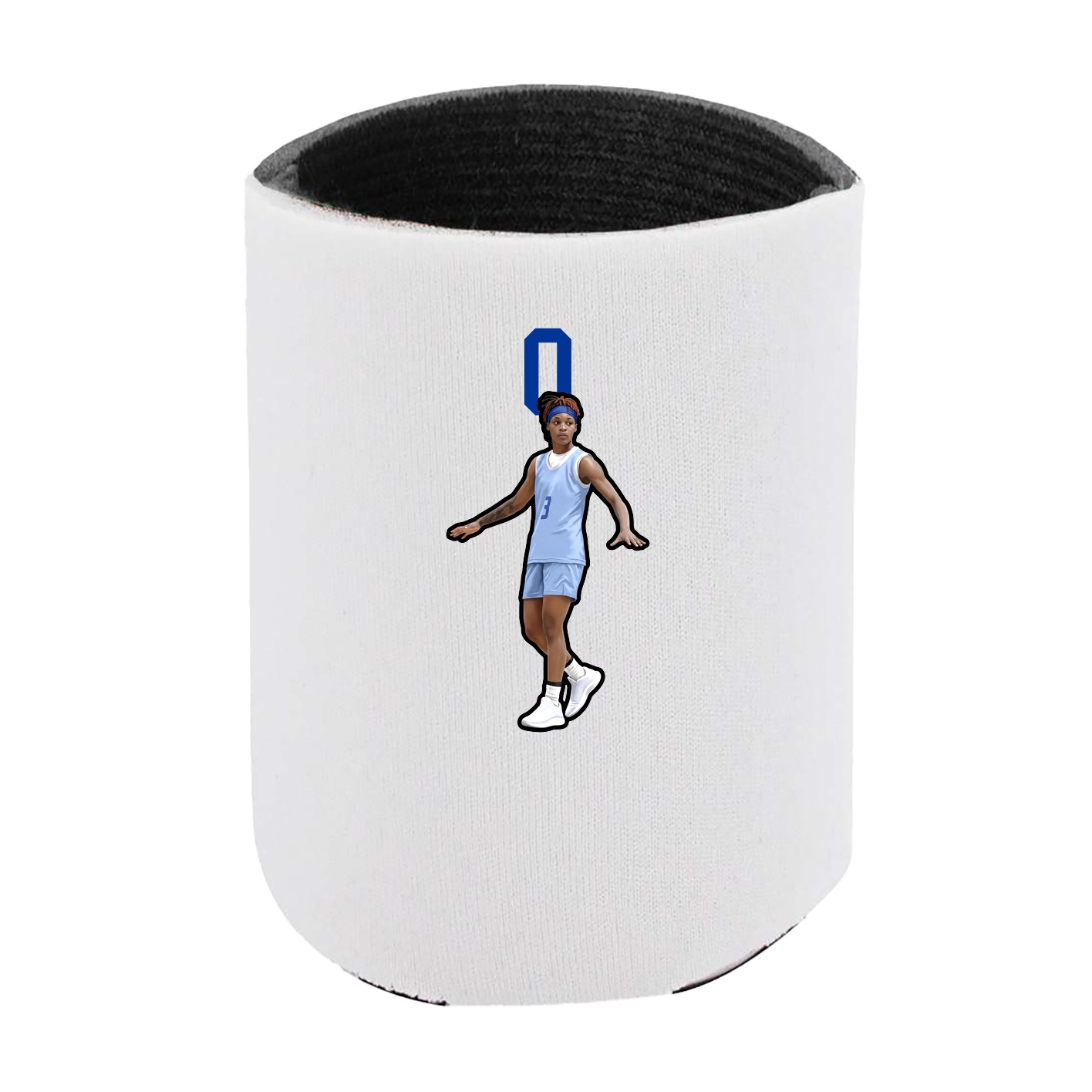 Can Holder — Number Top in White