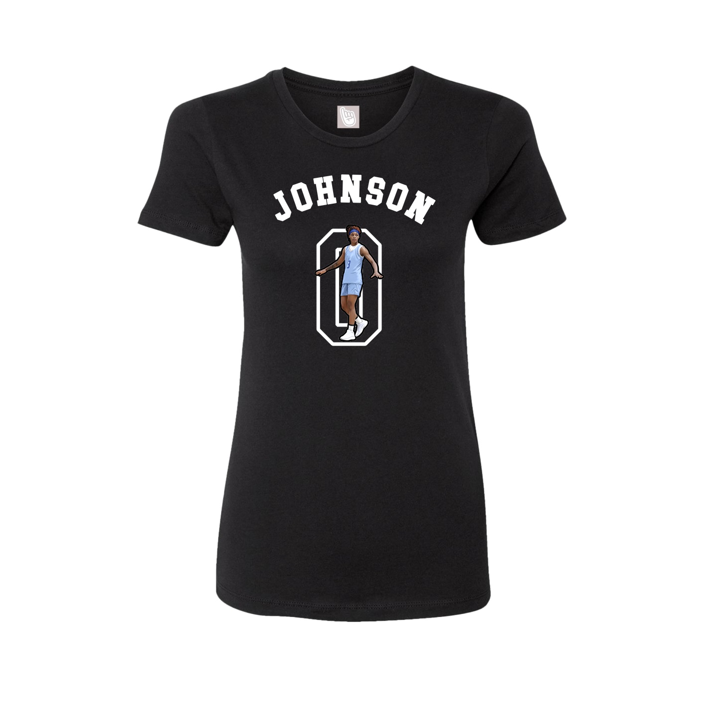 Fitted Women's Tee — Shirsey Arch in Black