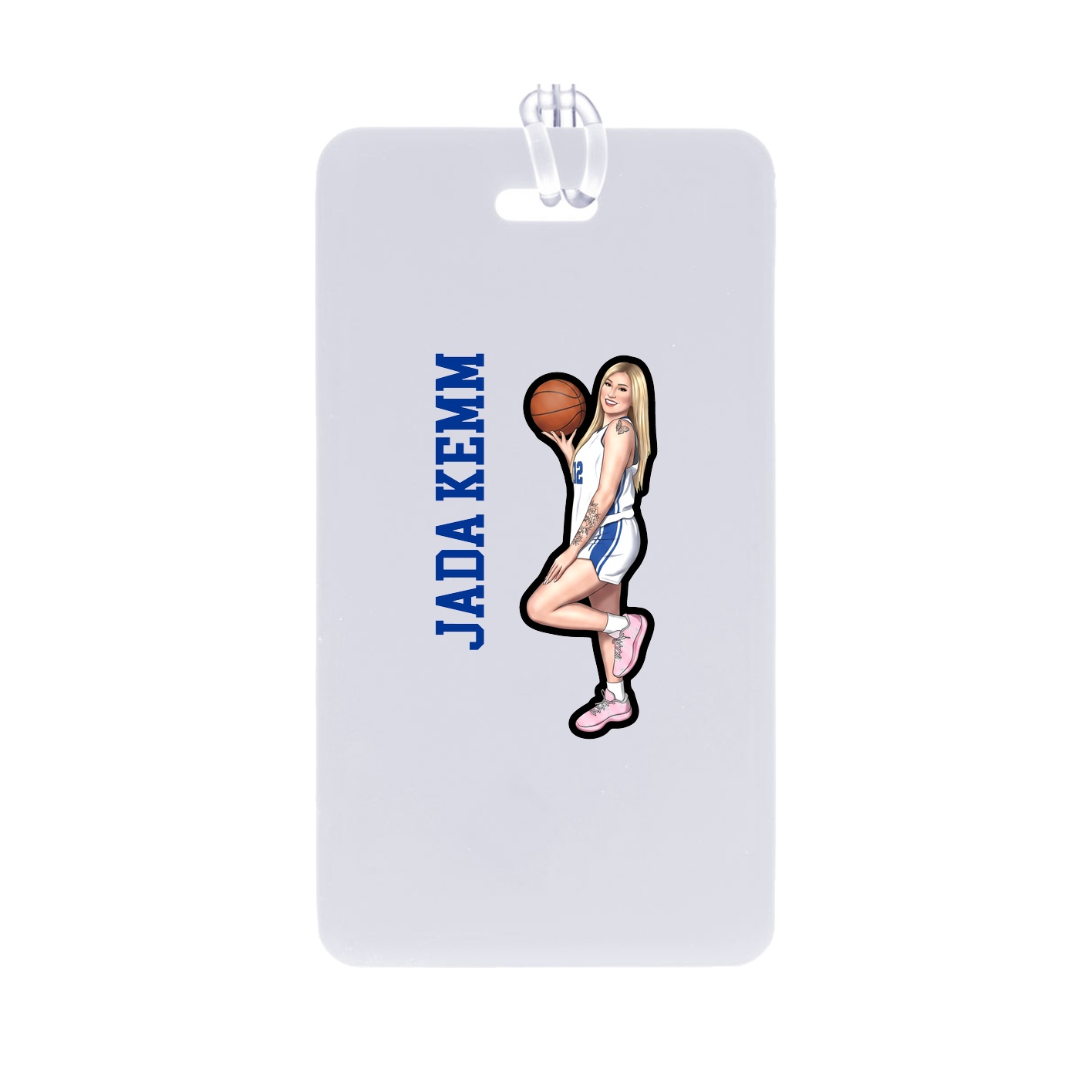 Bag Tag — Name Vertical in Classic