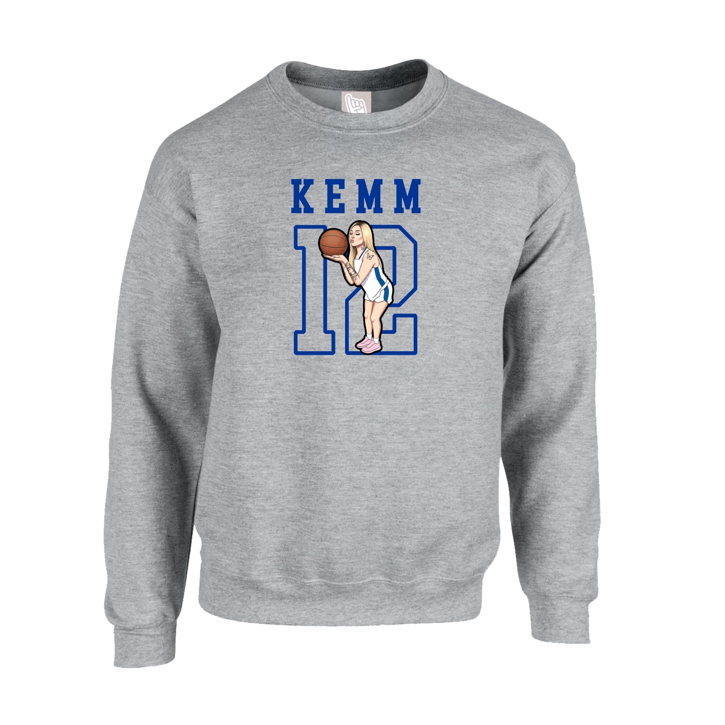 Fleece Crew — Shirsey in Grey