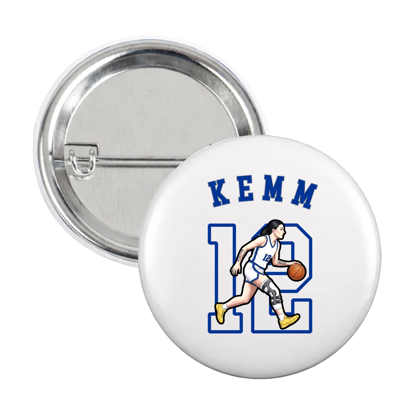 Game Day Button — Shirsey Arch in White