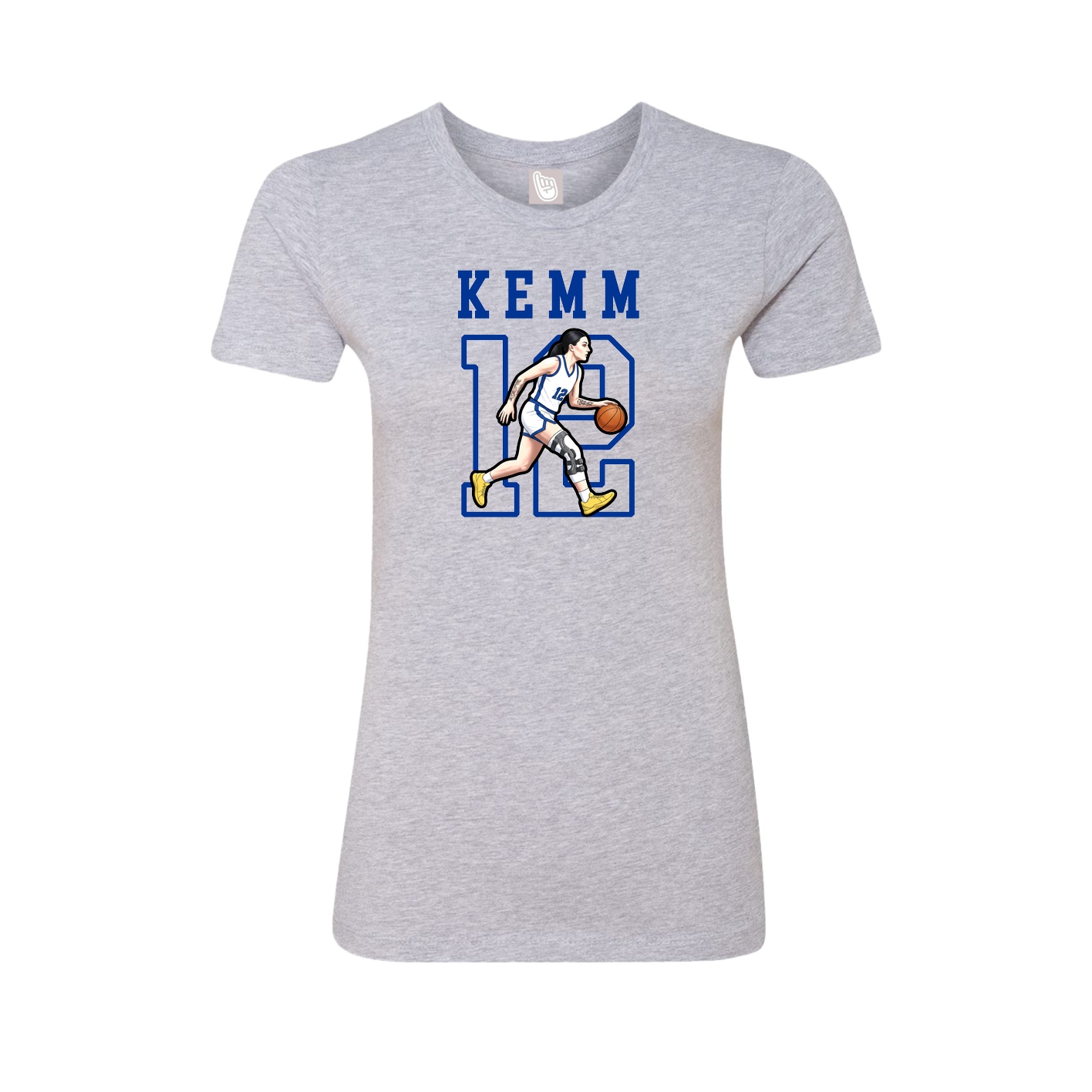 Fitted Women's Tee — Shirsey in Grey