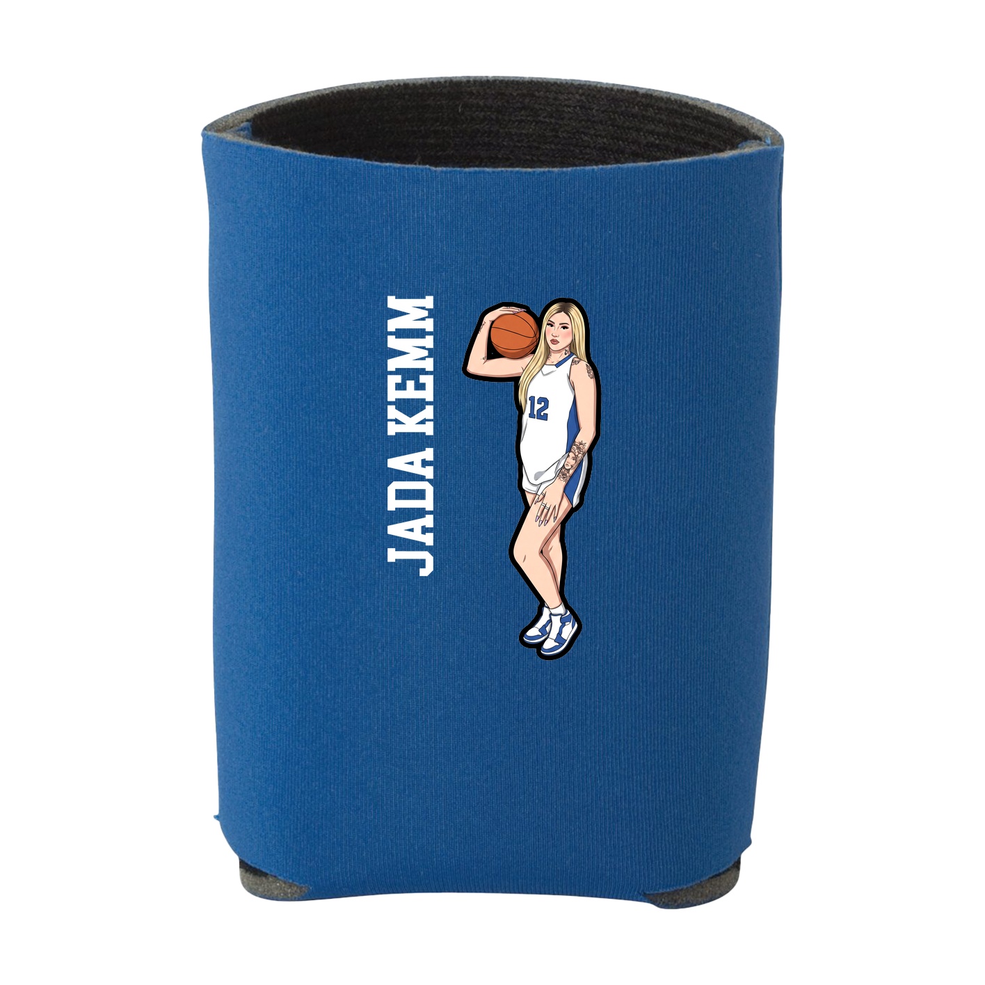 Can Holder — Name Vertical in Royal