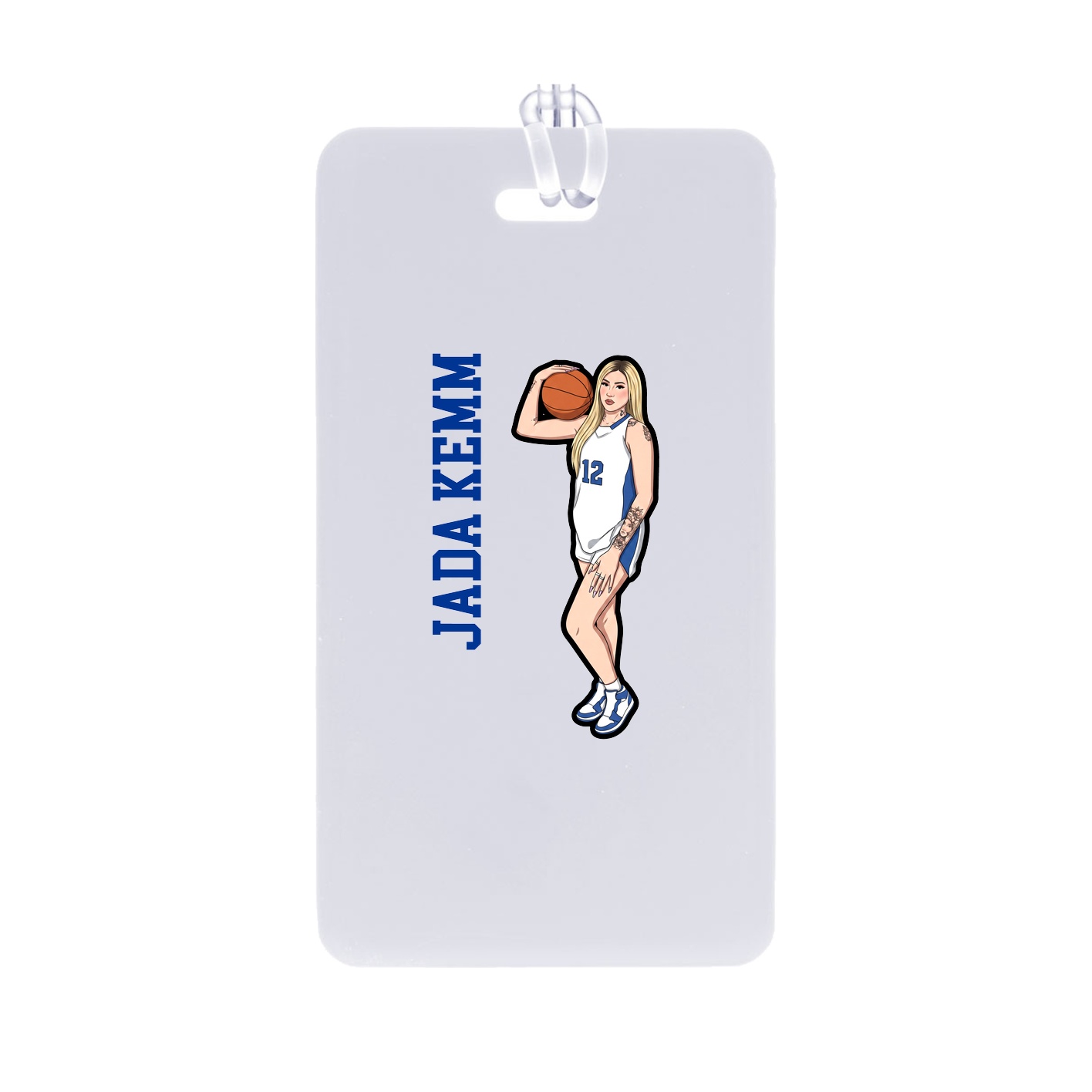 Bag Tag — Name Vertical in Classic