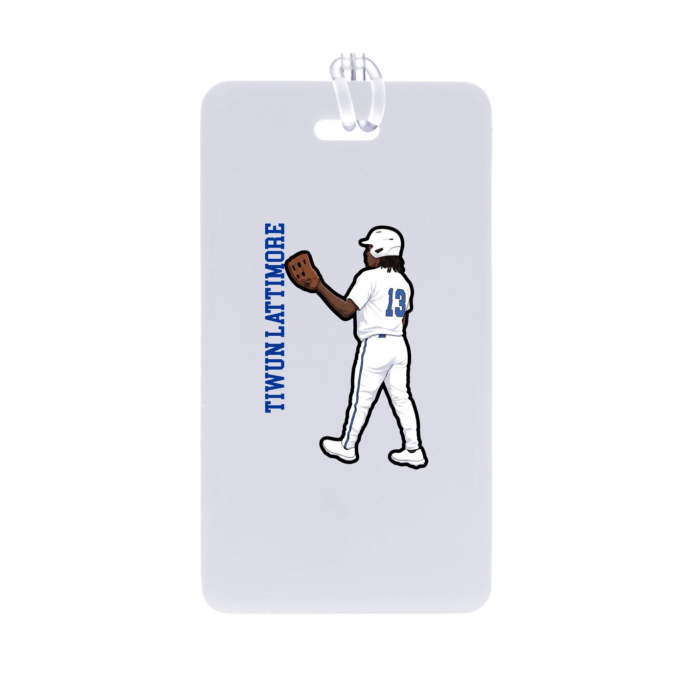 Bag Tag — Name Vertical in Classic