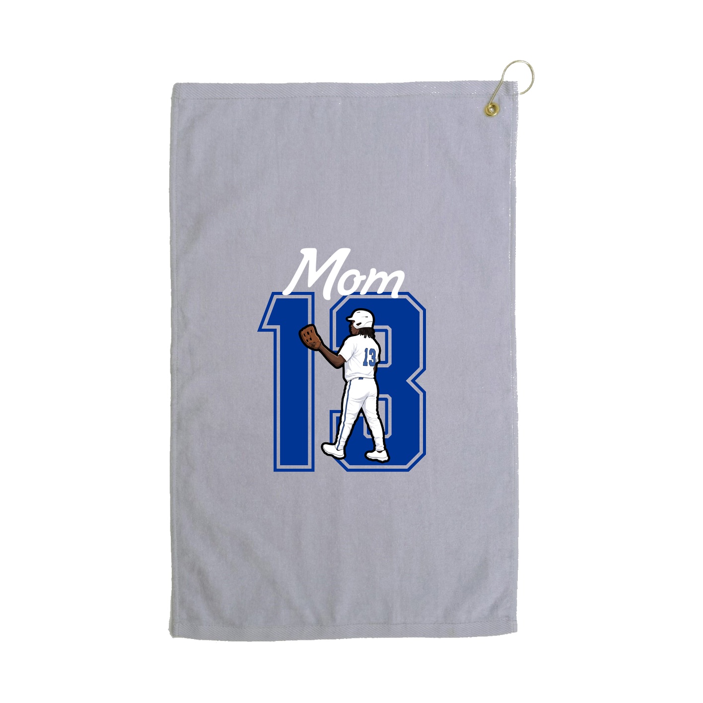 Golf Towel — Mothers Day Shirsey in Grey