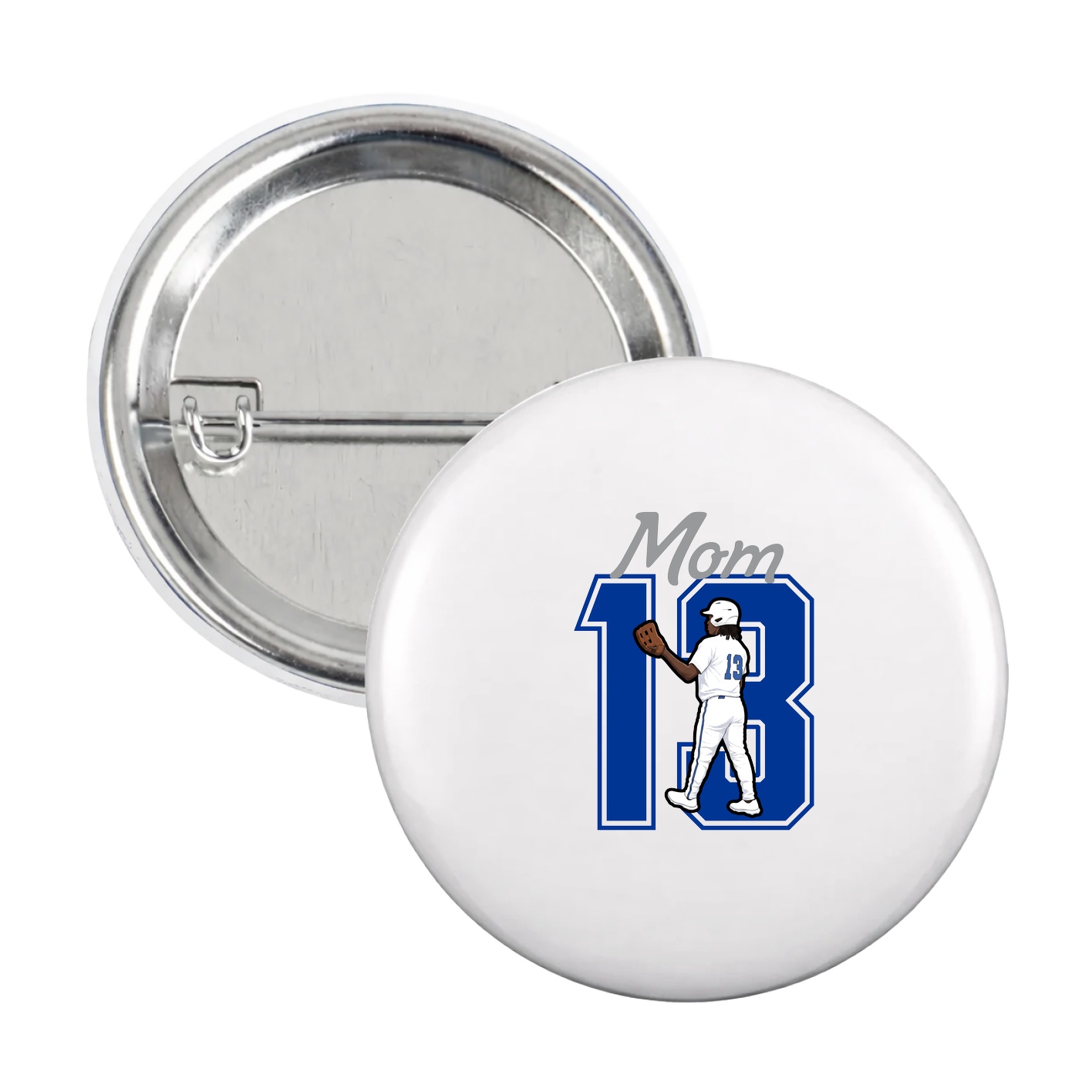 Game Day Button — Mothers Day Shirsey in White