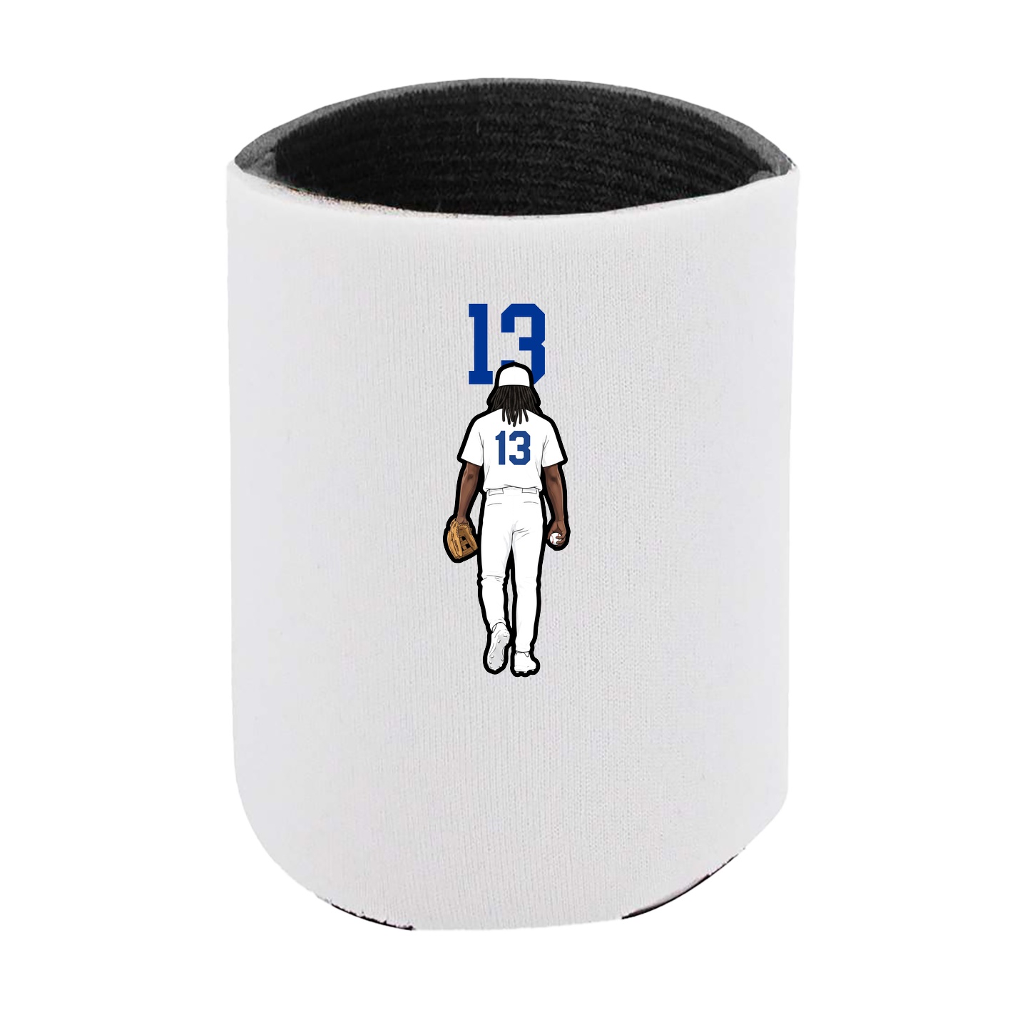 Can Holder — Number Top in White
