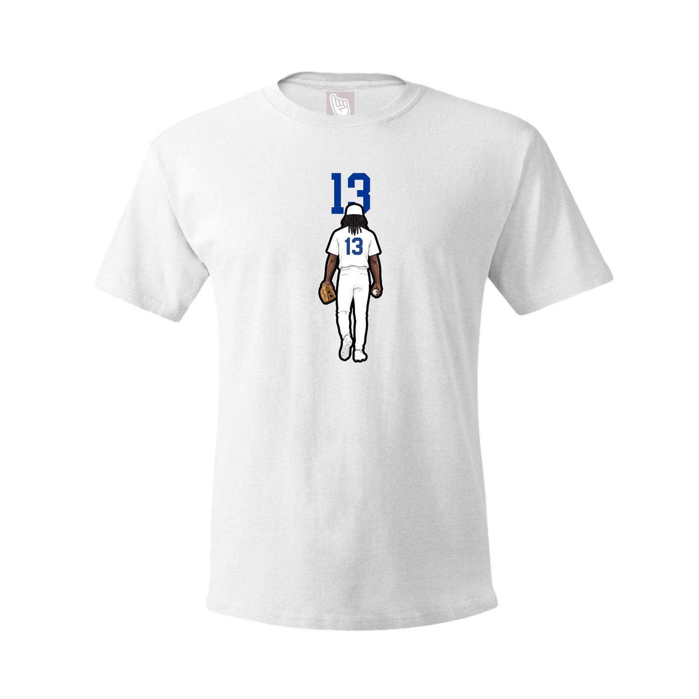 Tee — Number Top in White