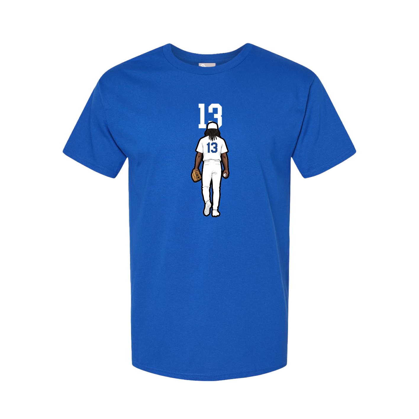 Youth Tee — Number Top in Royal