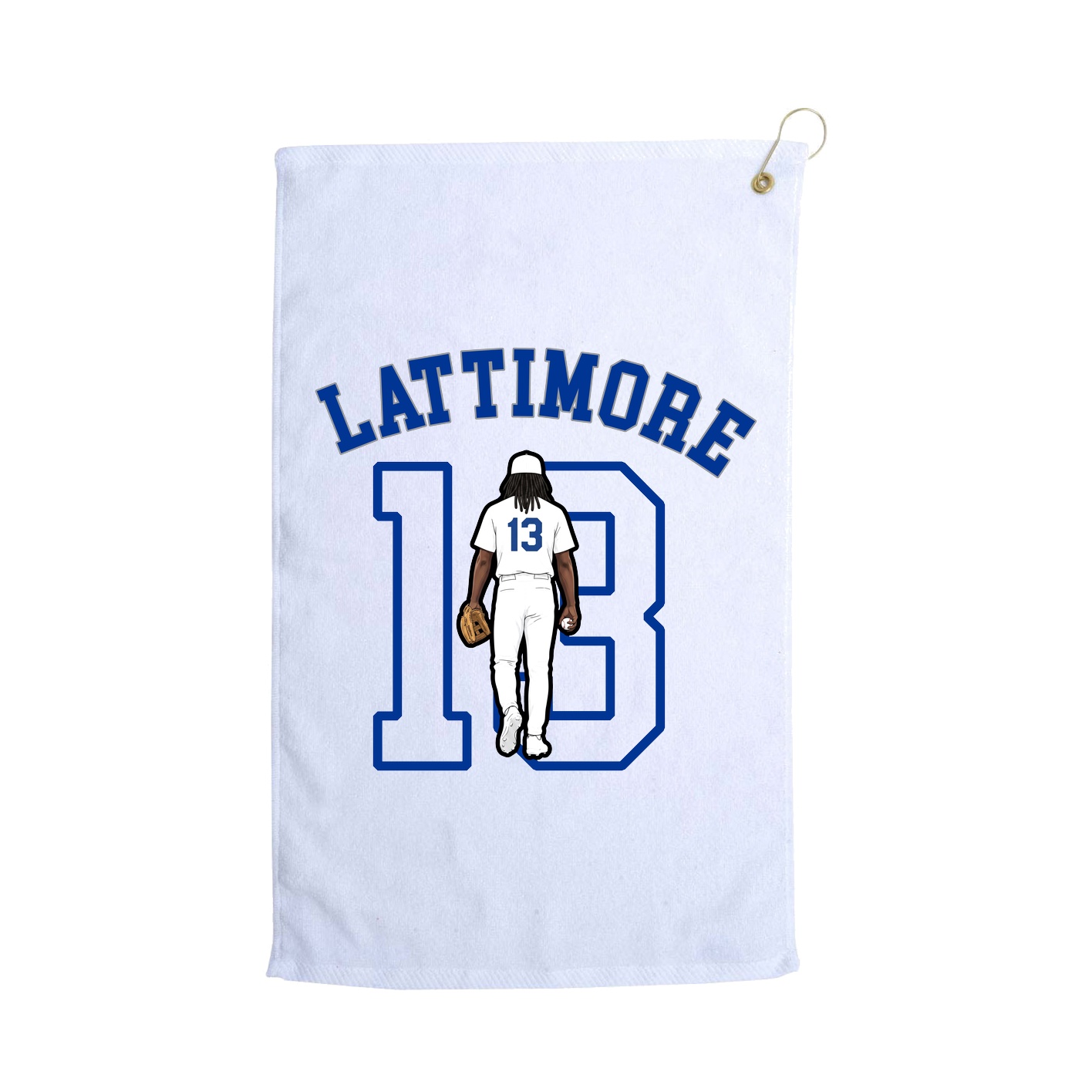 Golf Towel — Shirsey Arch in White