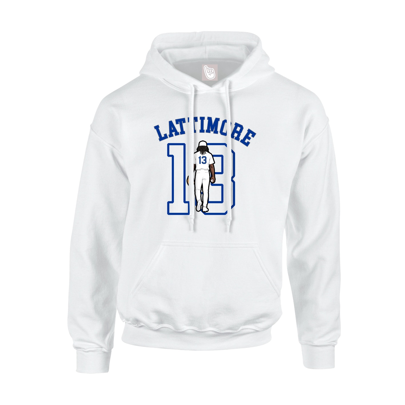 Youth Hoodie — Shirsey Arch in White
