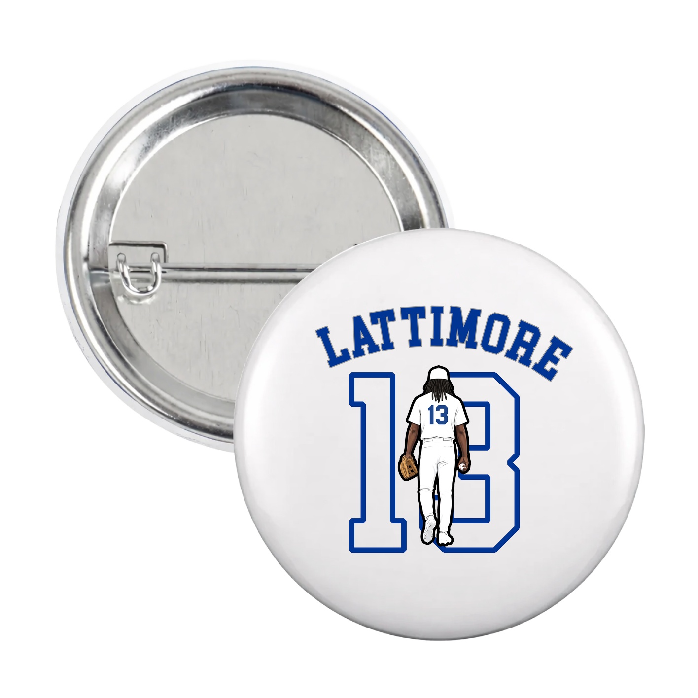Game Day Button — Shirsey Arch in White