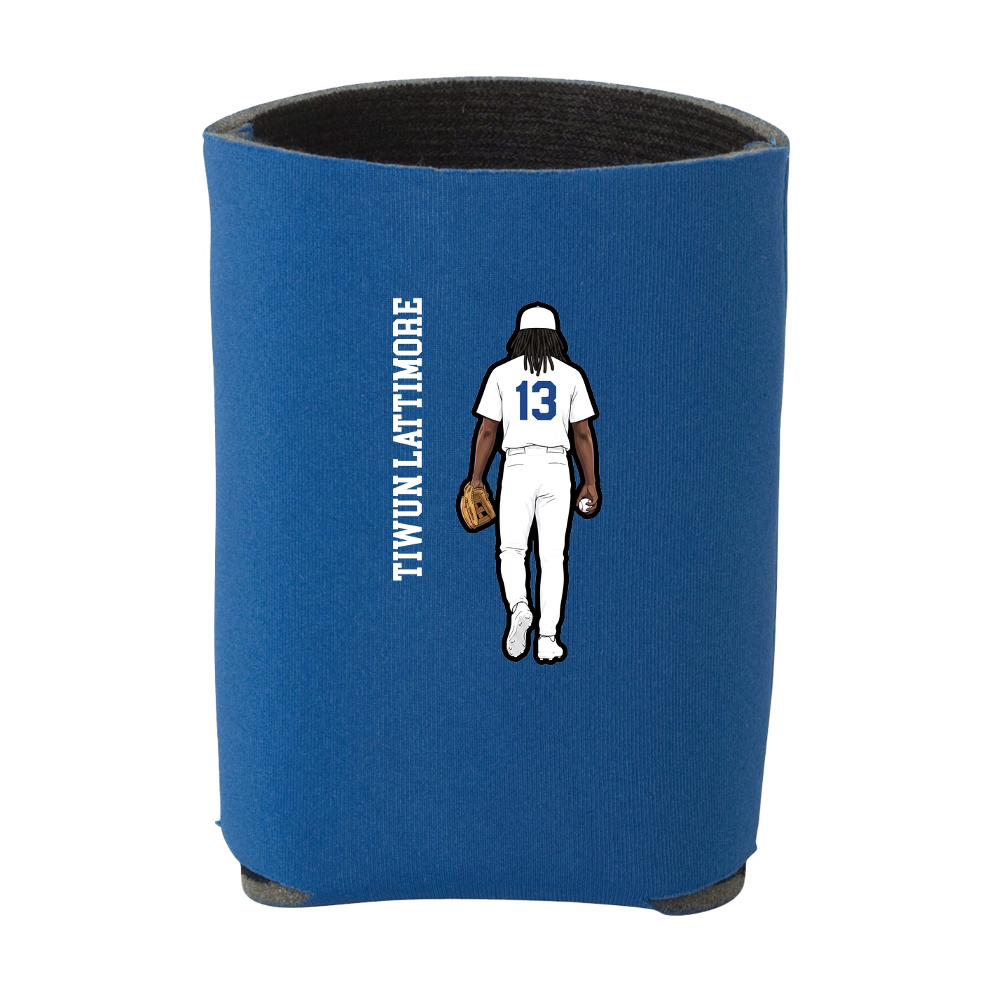 Can Holder — Name Vertical in Royal