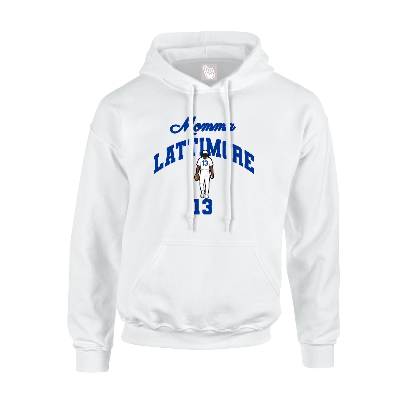 Youth Hoodie — Mothers Day Arch in White