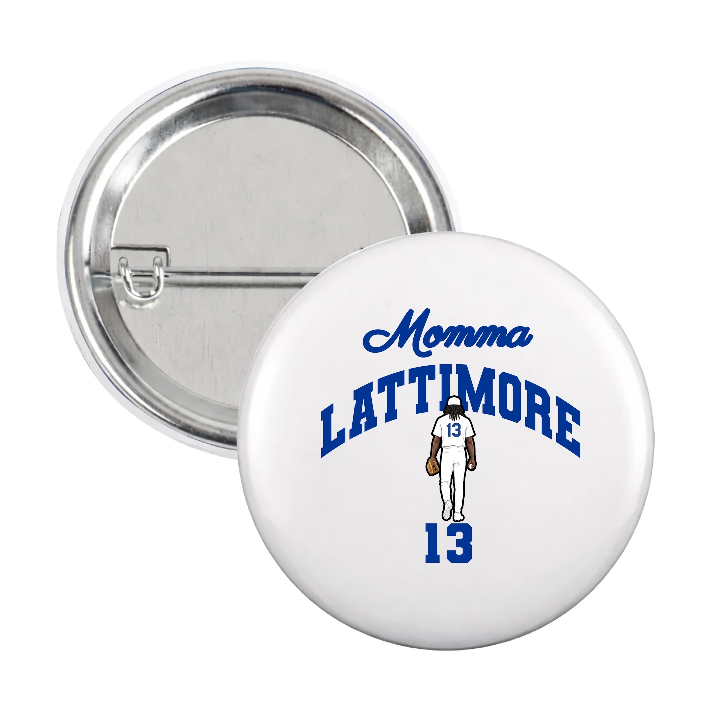Game Day Button — Mothers Day Arch in White