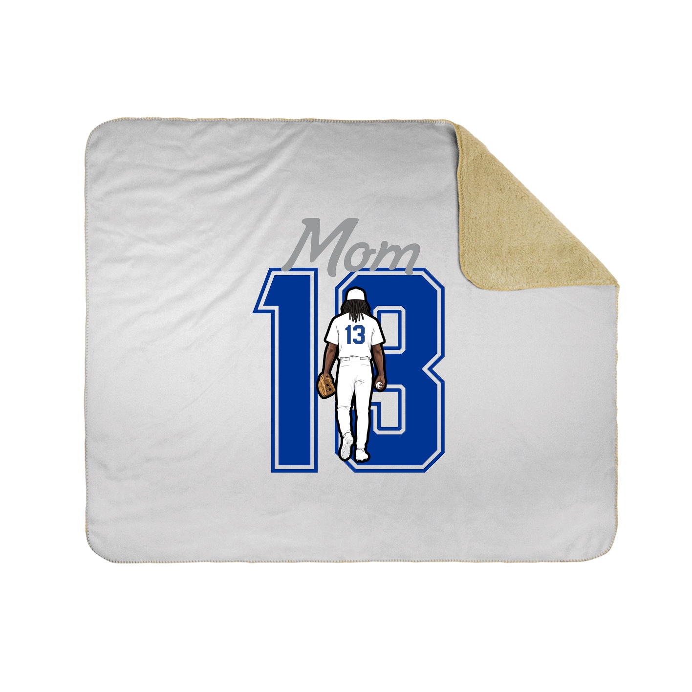 Throw Blanket — Mothers Day Shirsey in White