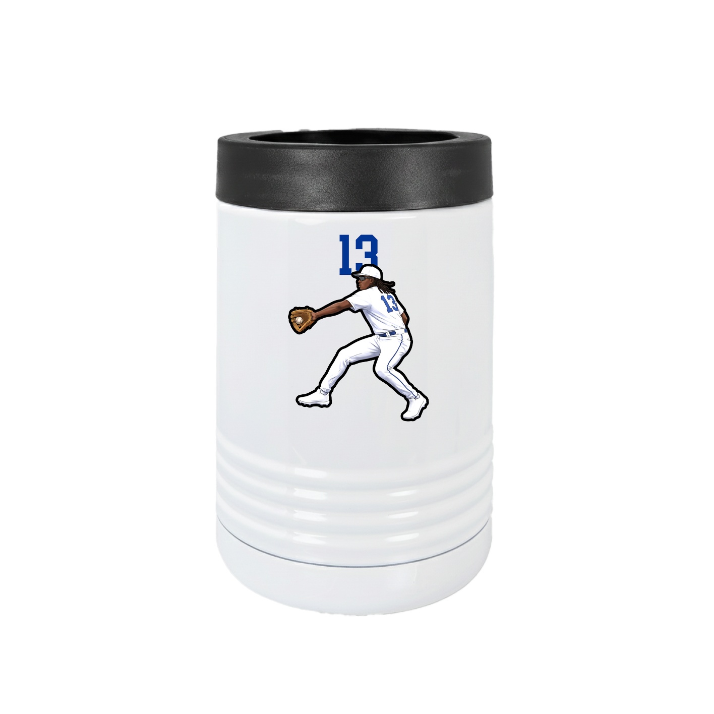 Beverage Holder — Number Top in White