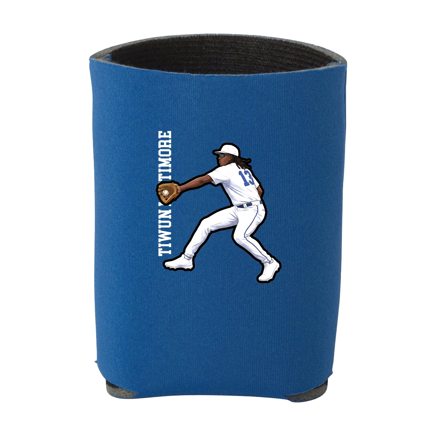 Can Holder — Name Vertical in Royal
