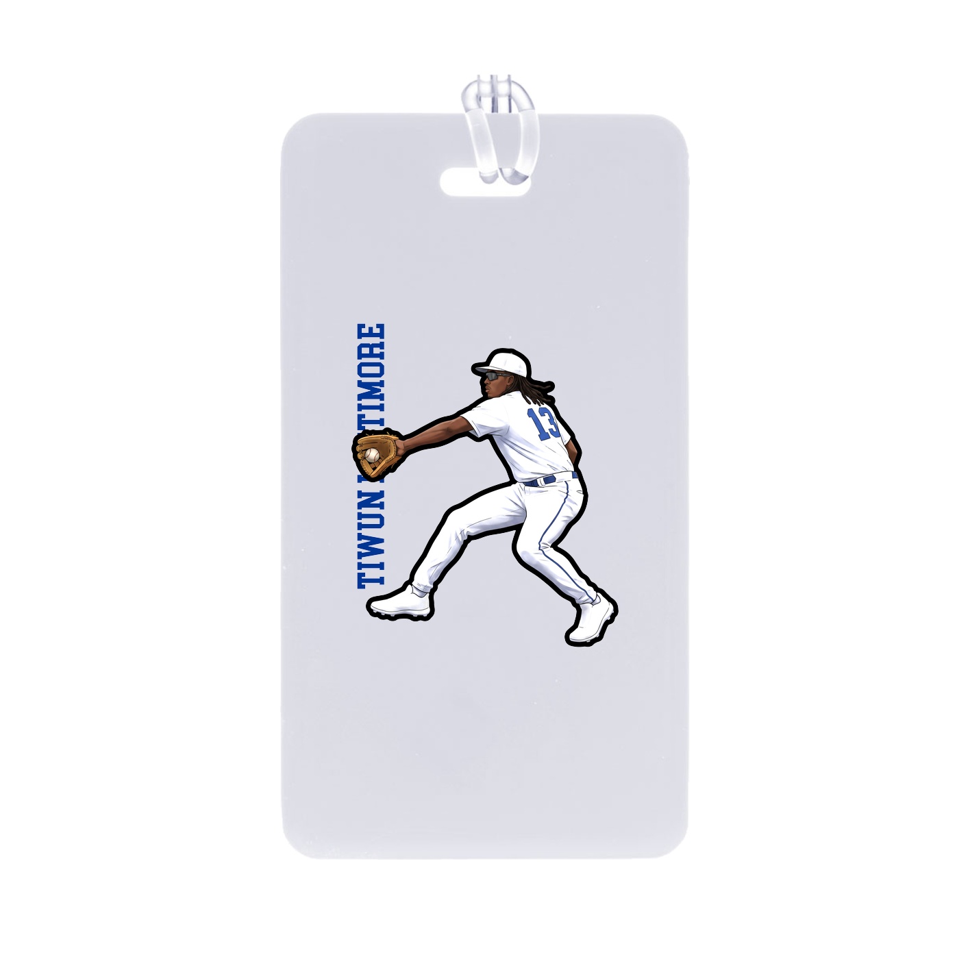 Bag Tag — Name Vertical in Classic