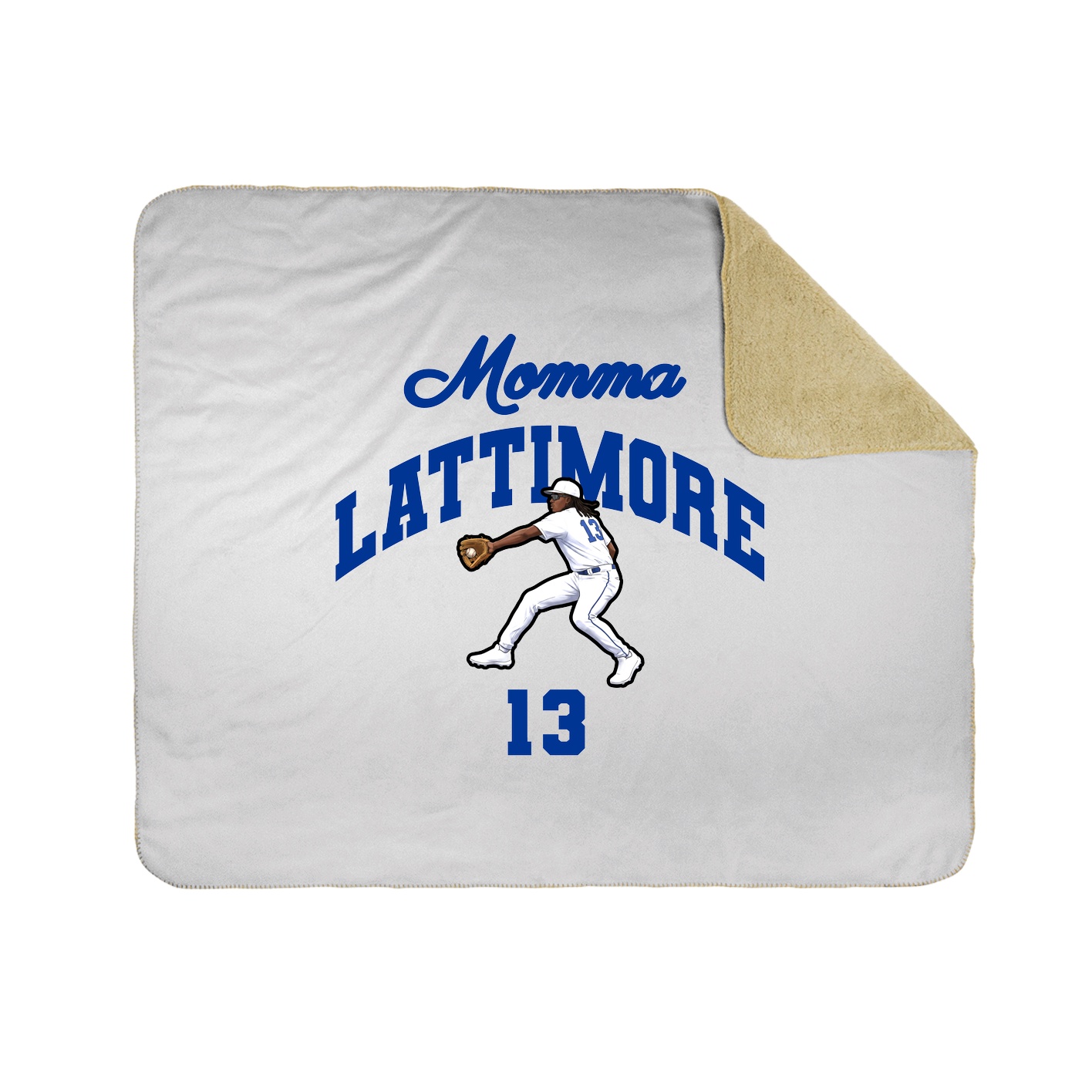 Throw Blanket — Mothers Day Arch in White