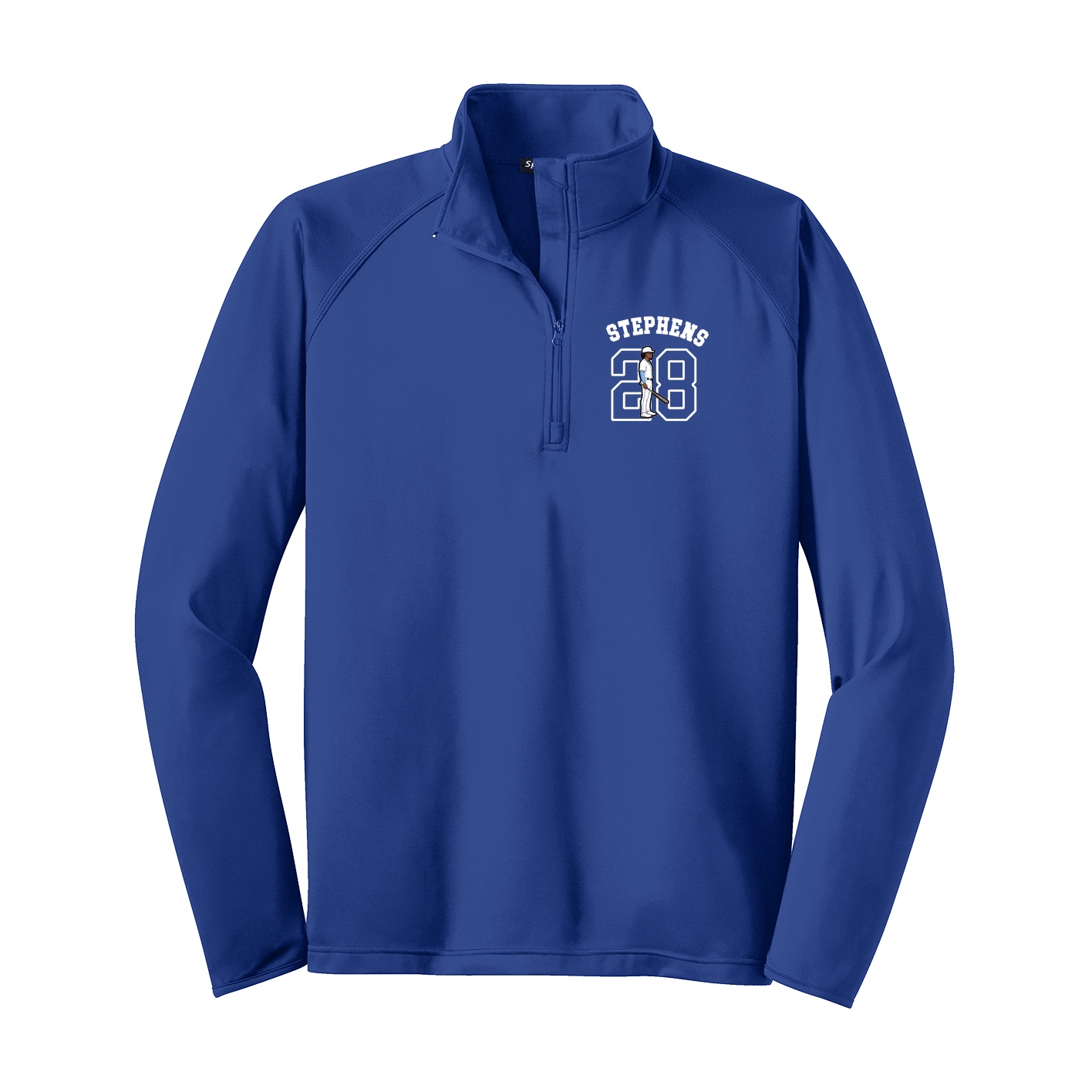 Q-Zip Pullover — Shirsey Arch in Royal