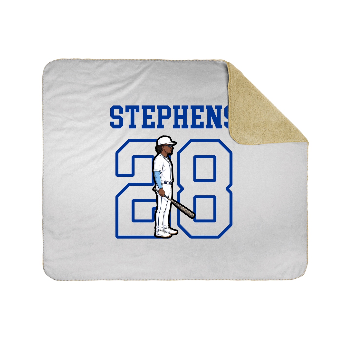 Throw Blanket — Shirsey in White