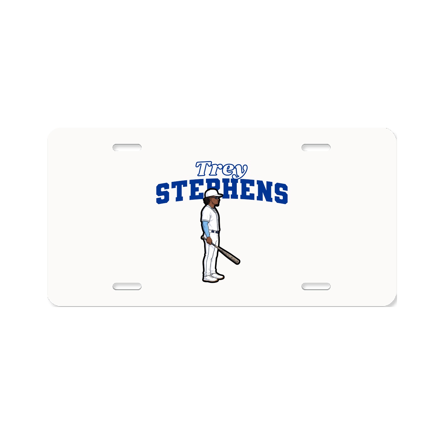 License Plate — Name Arch in Classic