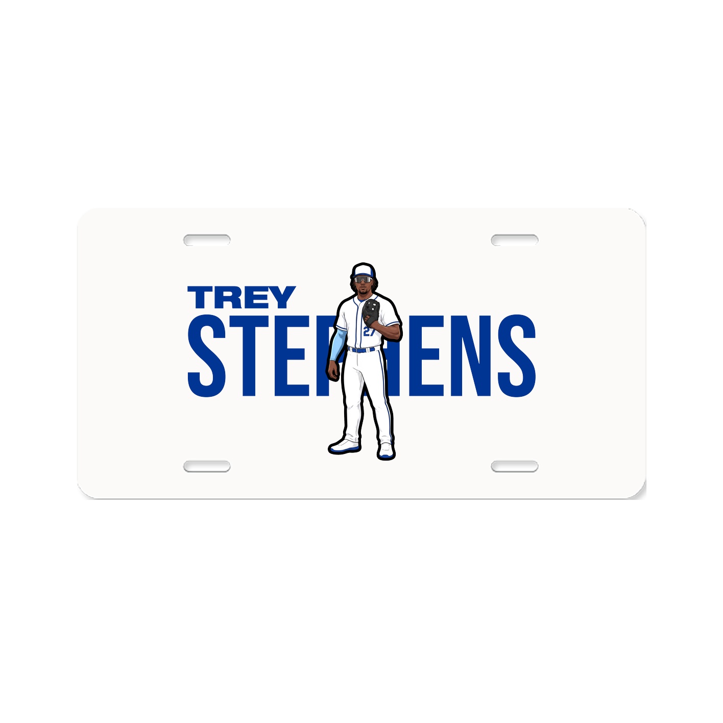 License Plate — Player Name in Classic