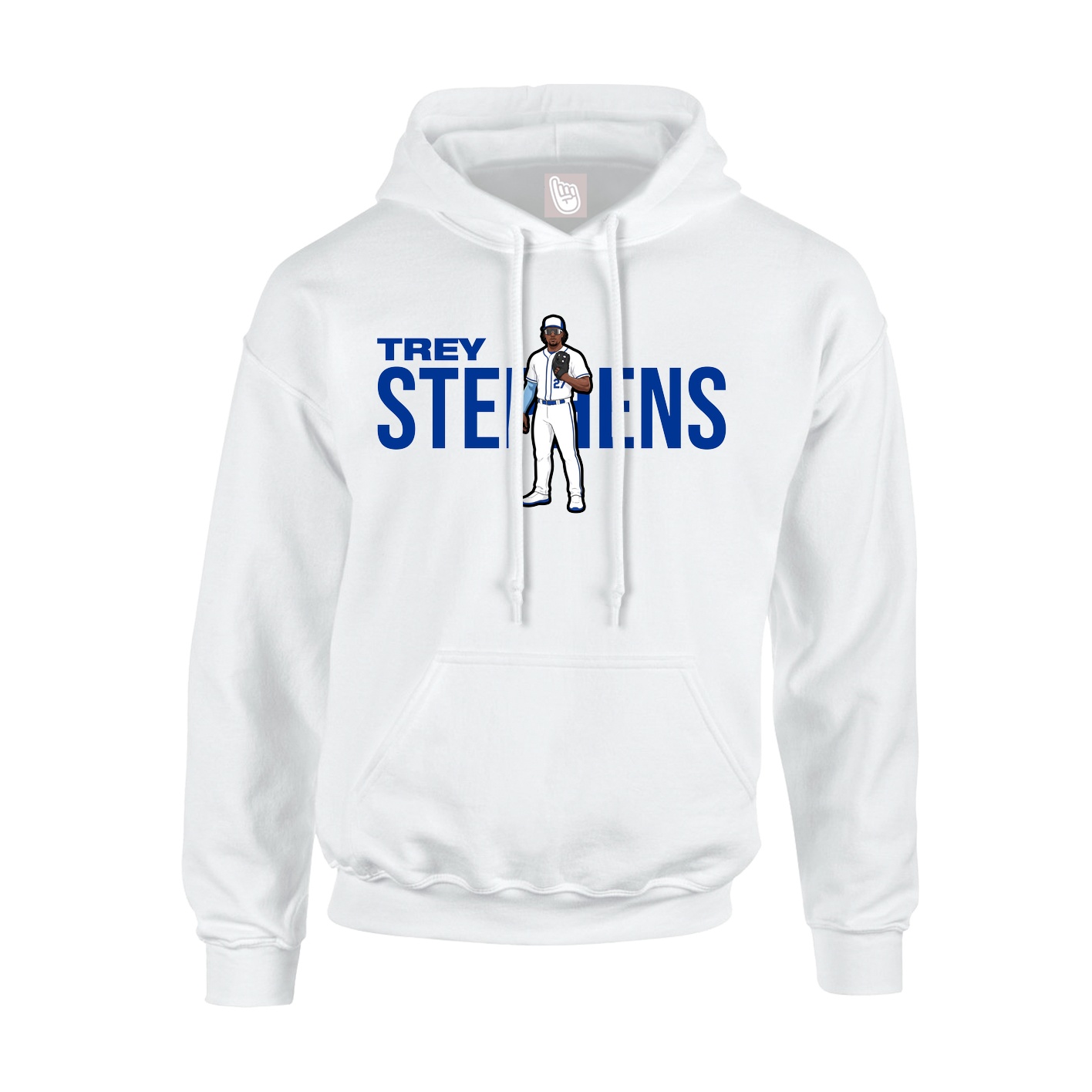 Youth Hoodie — Player Name in White