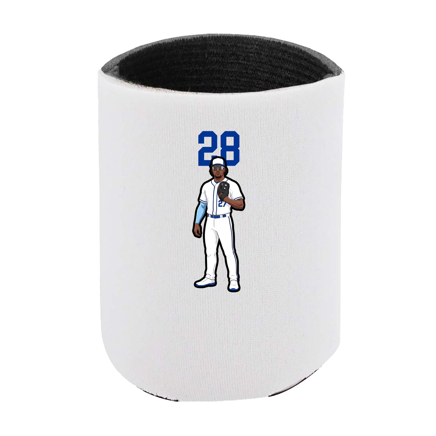 Can Holder — Number Top in White