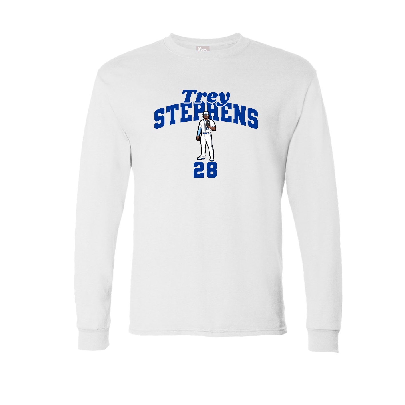 Long Sleeve Tee — Signature Arch in White