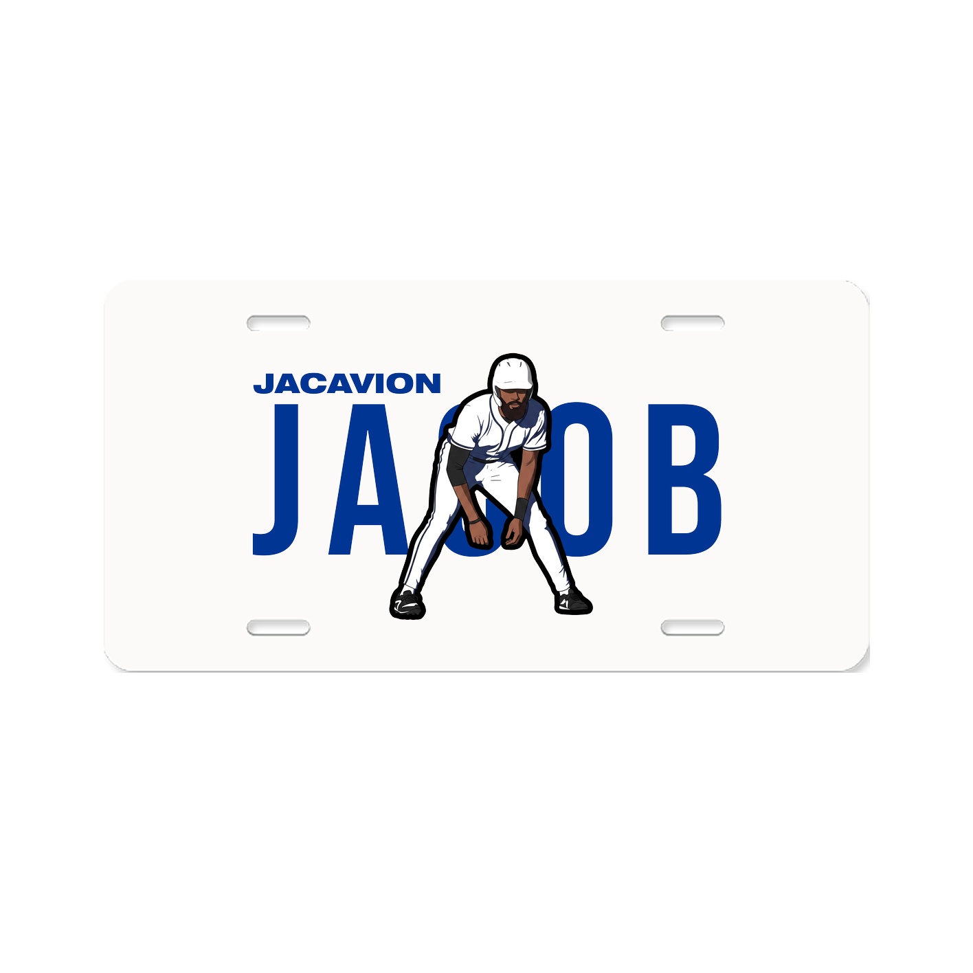 License Plate — Player Name in Classic