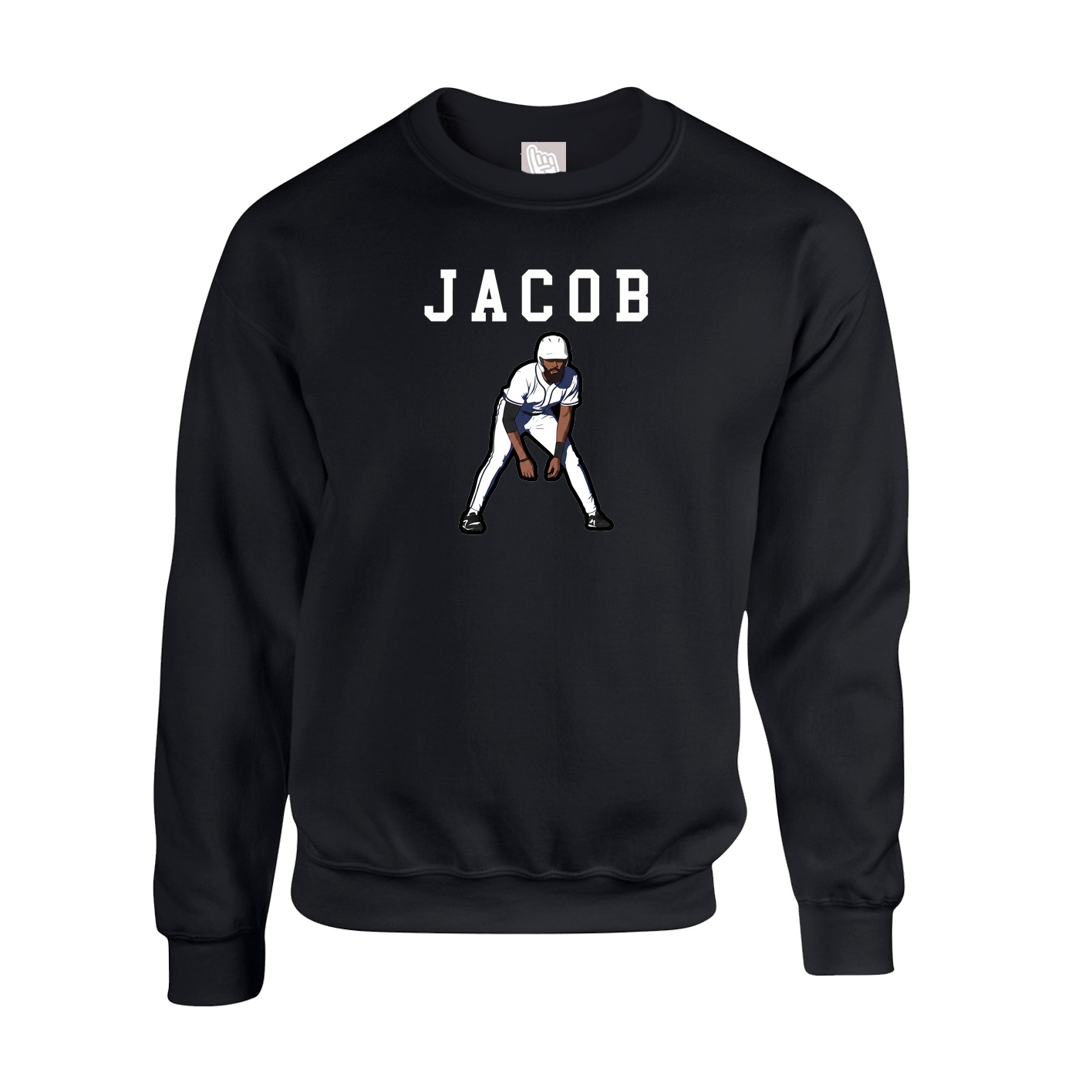 Fleece Crew — Shirsey in Black