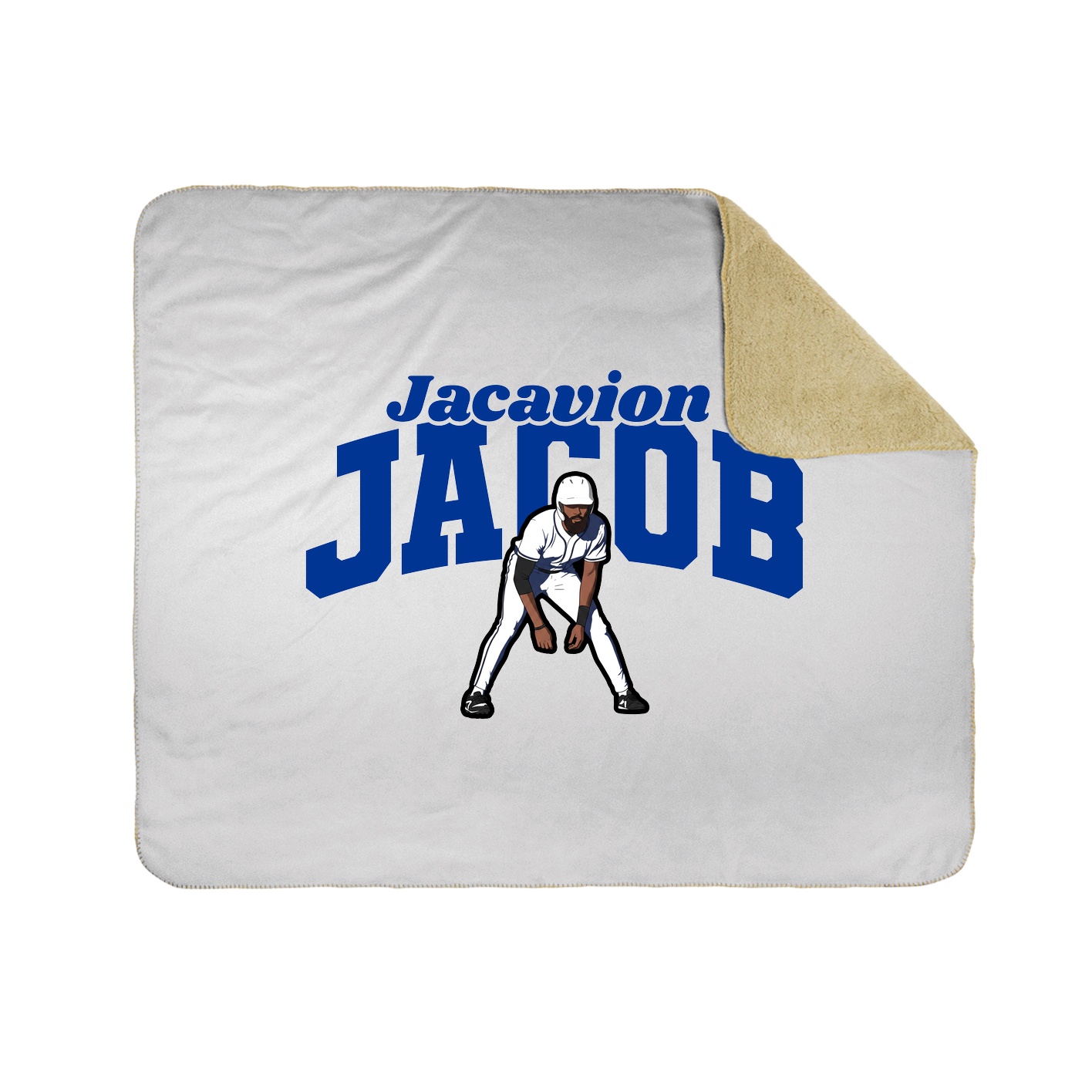 Throw Blanket — Signature Arch in White