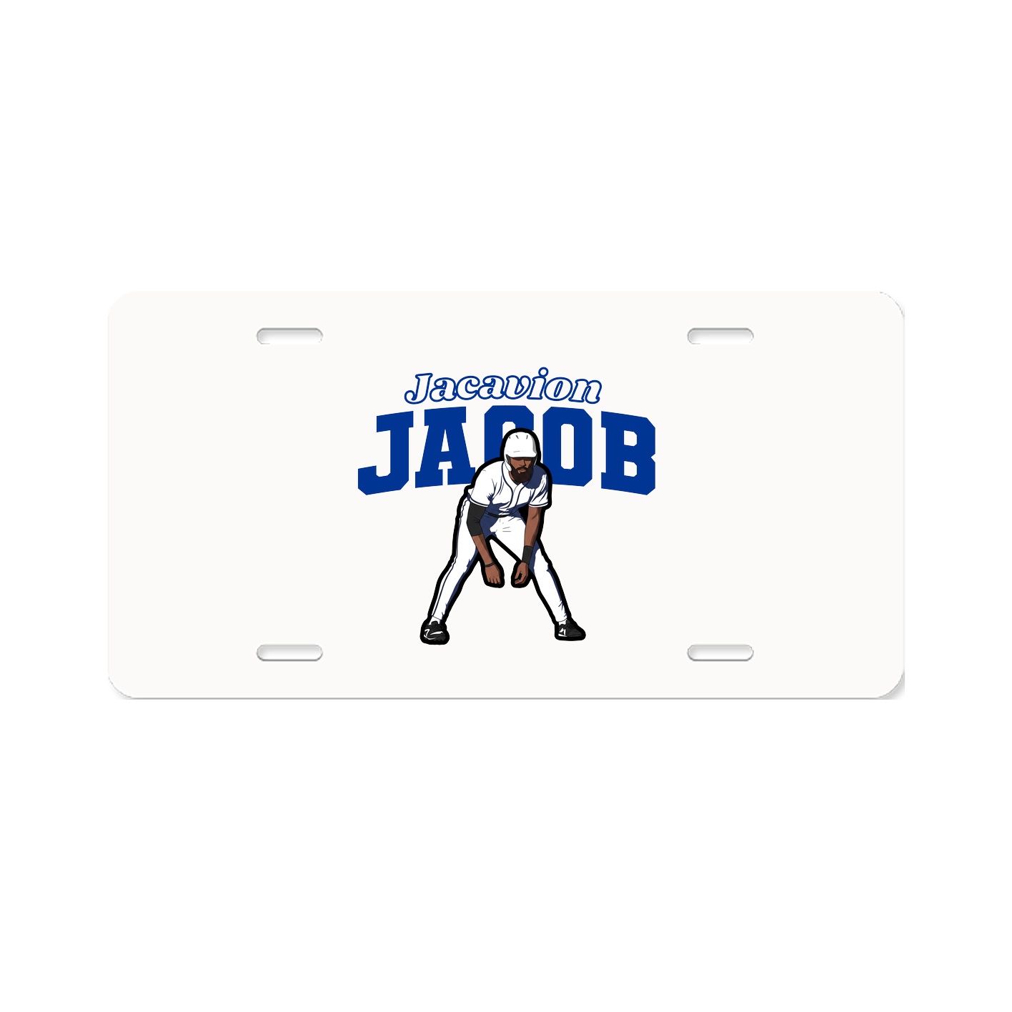 License Plate — Name Arch in Classic