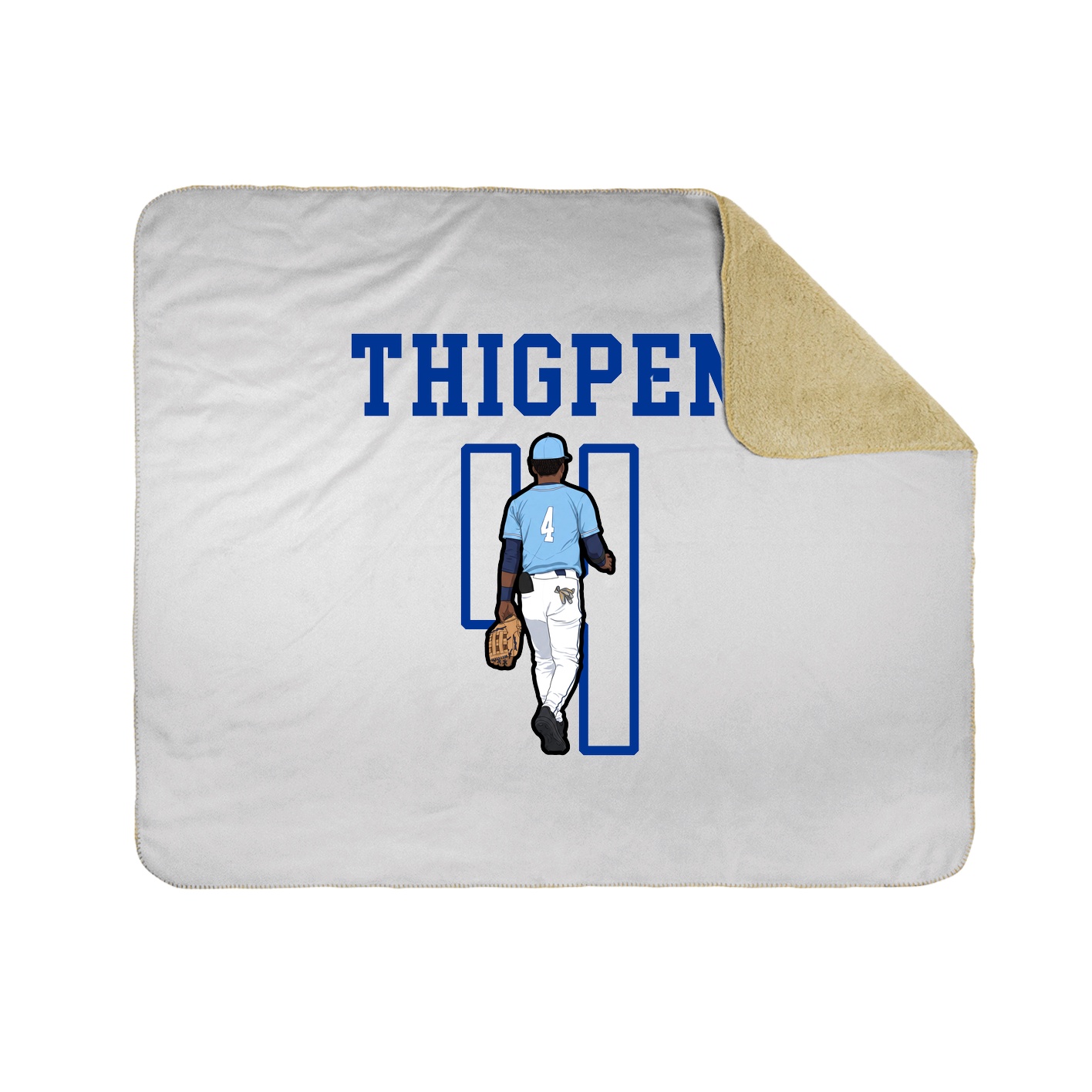 Throw Blanket — Shirsey in White