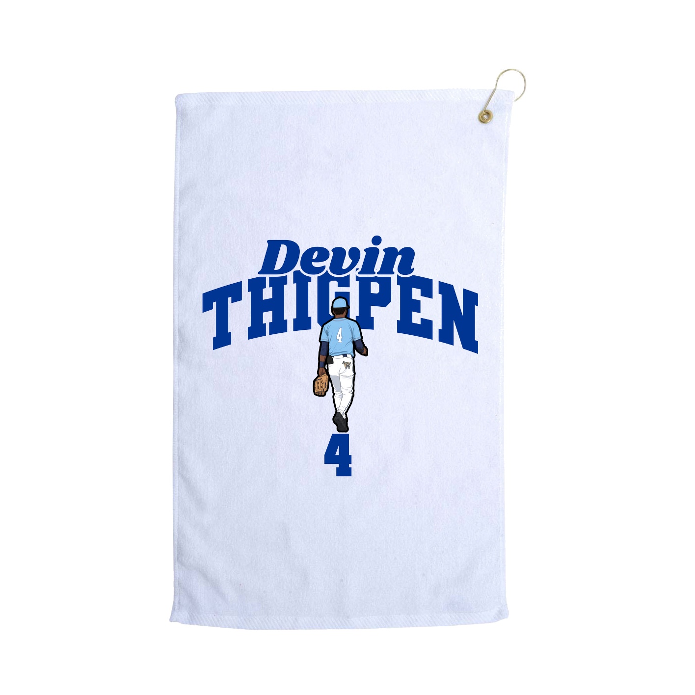 Golf Towel — Signature Arch in White