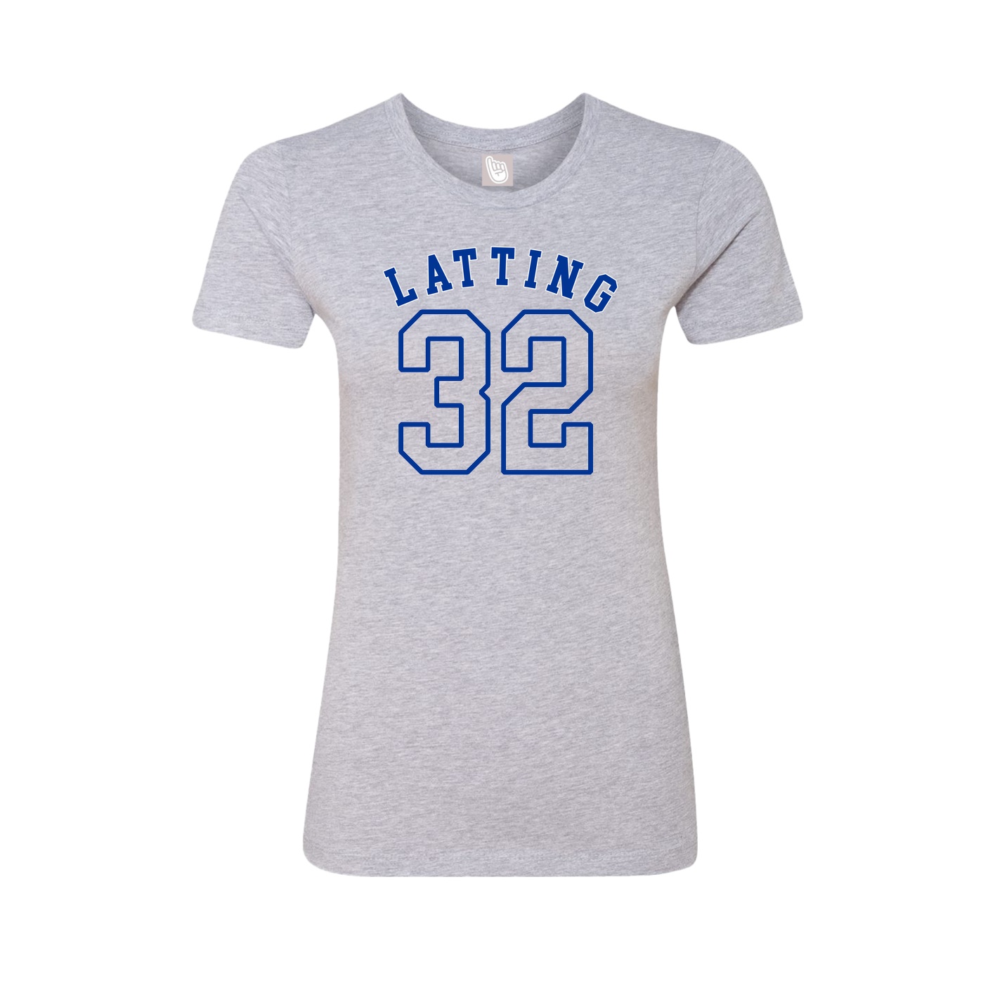 Fitted Women's Tee — Shirsey Arch in Grey