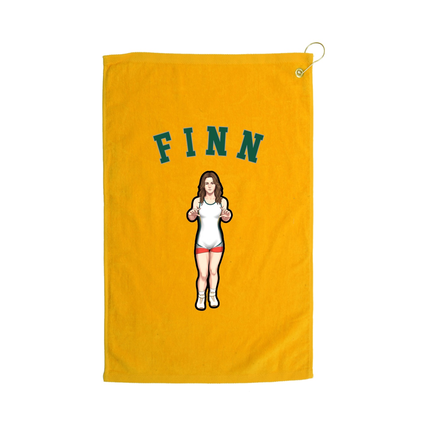 Golf Towel — Shirsey Arch in Gold